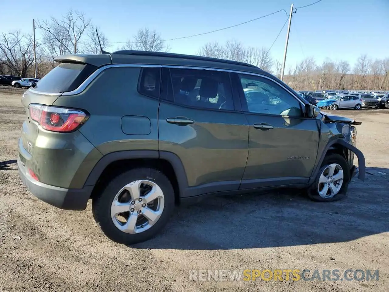 3 Photograph of a damaged car 3C4NJDBB6KT684163 JEEP COMPASS 2019