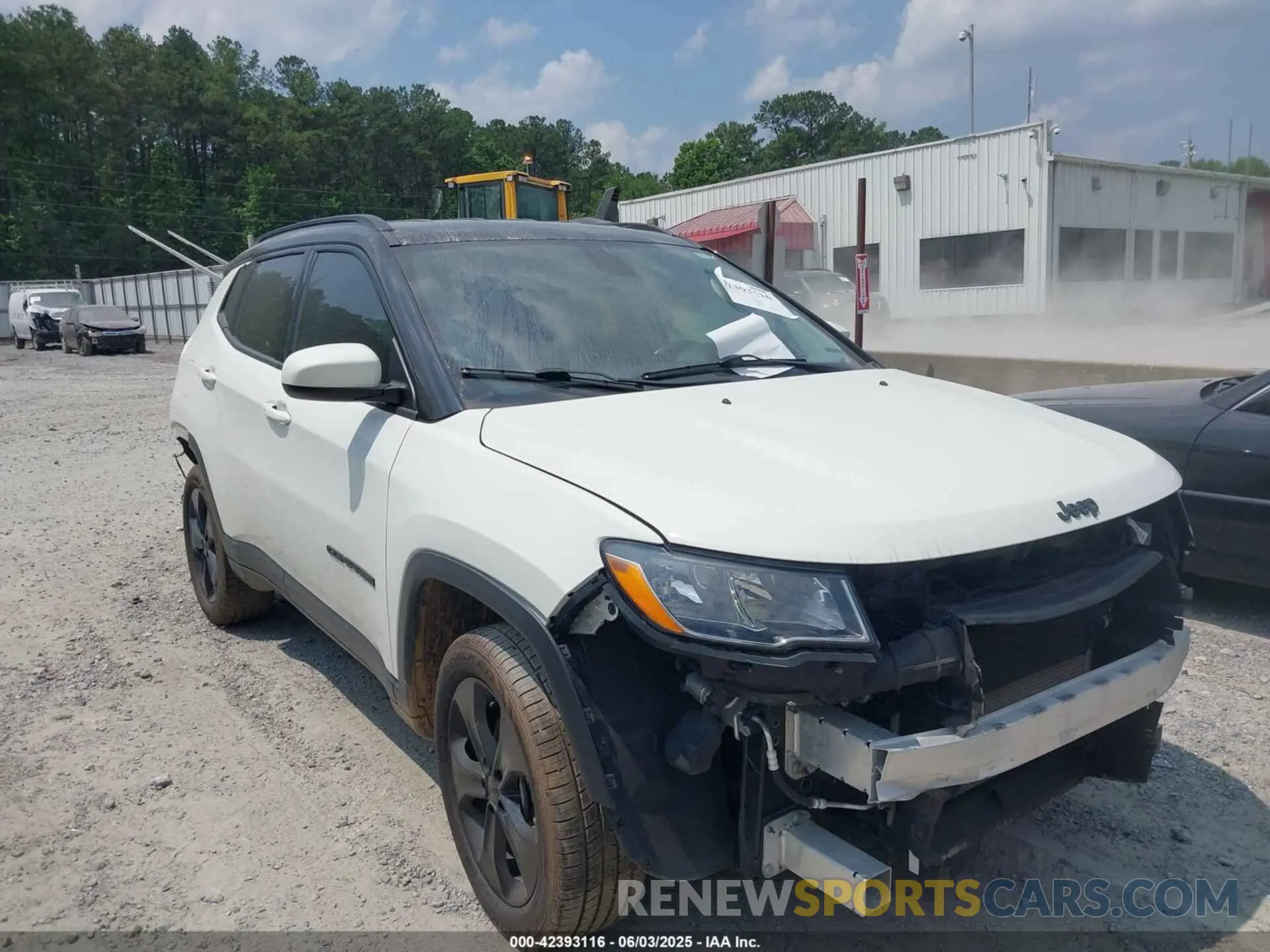 1 Photograph of a damaged car 3C4NJDBB6KT741137 JEEP COMPASS 2019