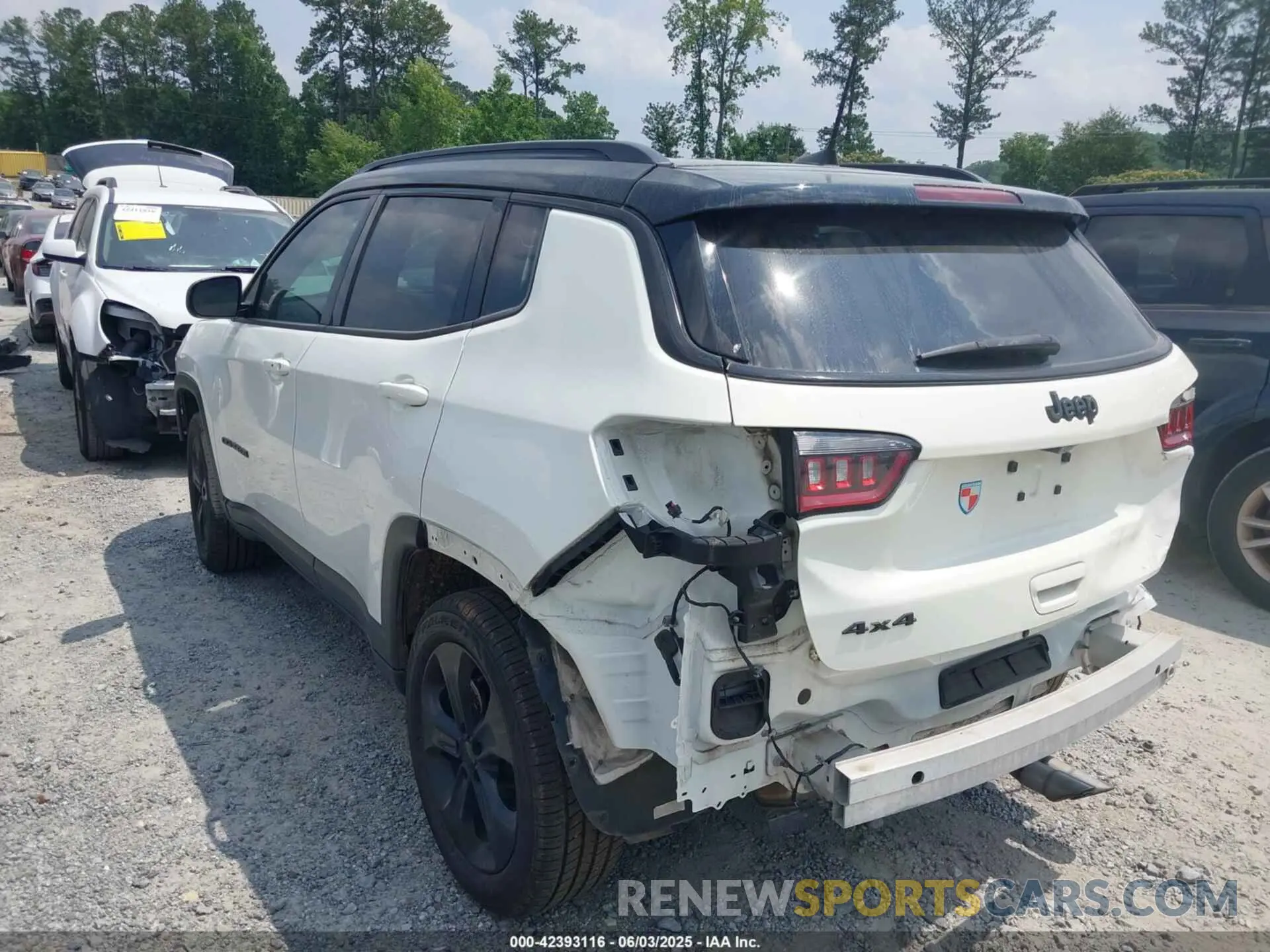 3 Photograph of a damaged car 3C4NJDBB6KT741137 JEEP COMPASS 2019