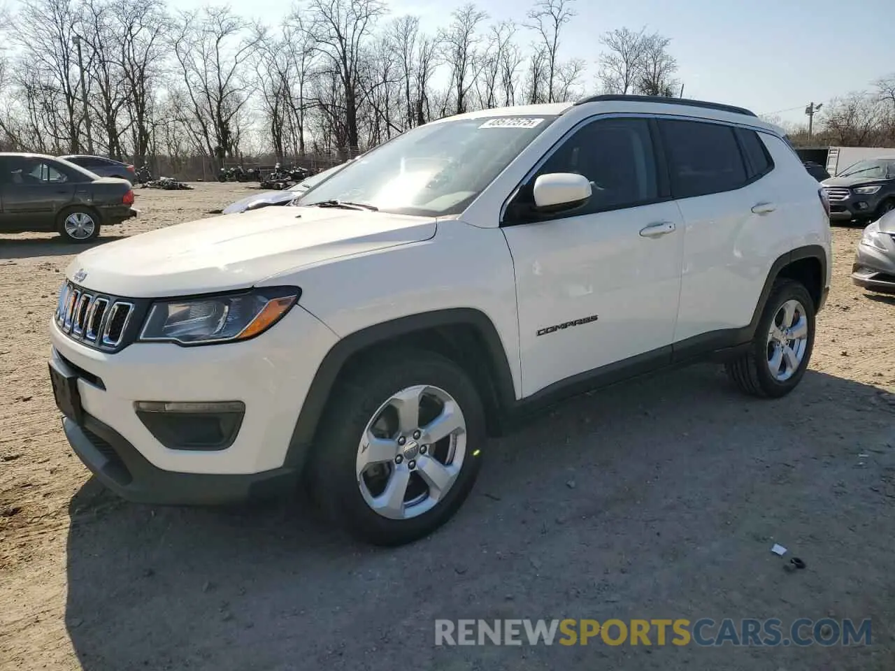 1 Photograph of a damaged car 3C4NJDBB6KT828892 JEEP COMPASS 2019