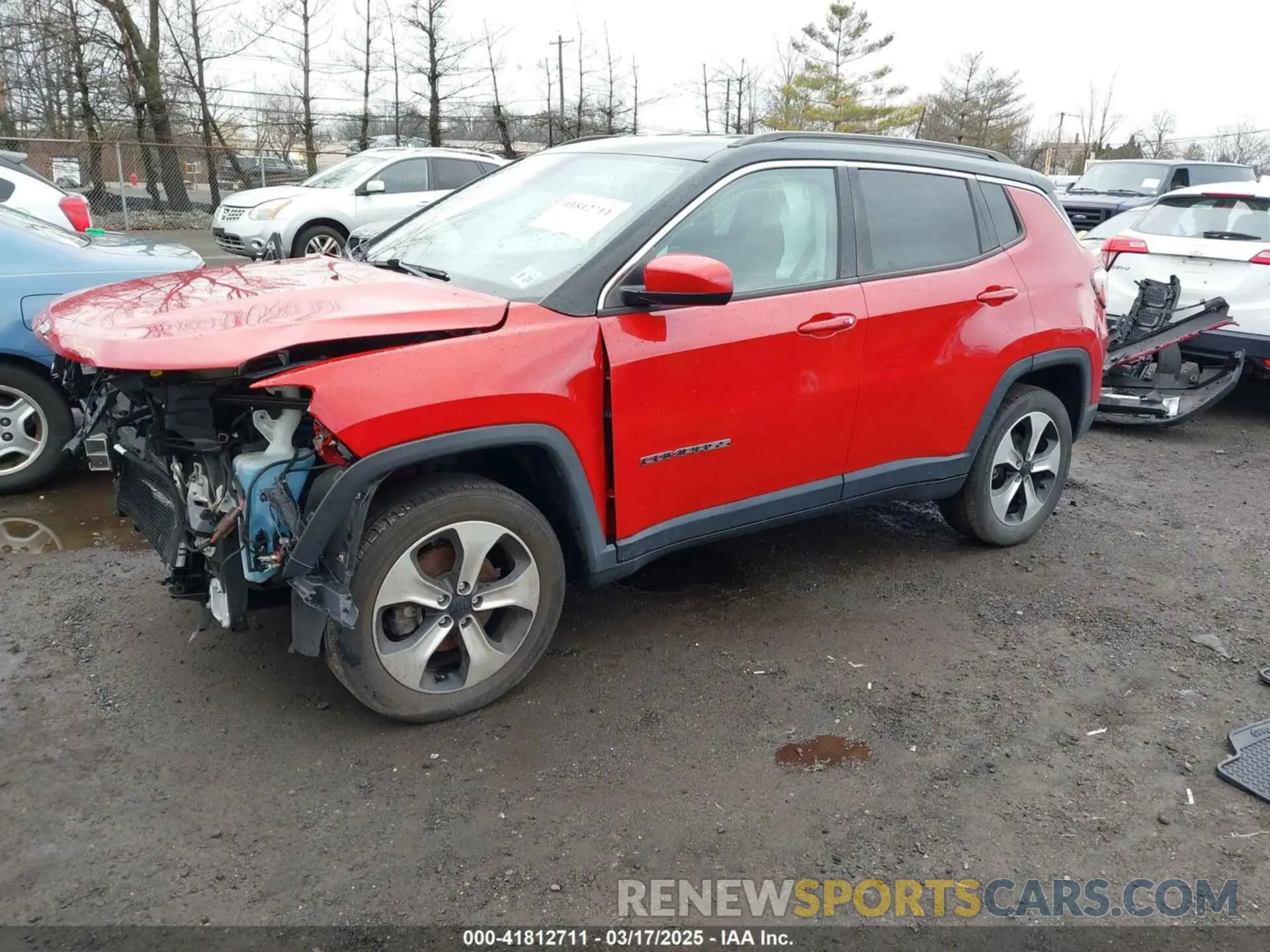 2 Photograph of a damaged car 3C4NJDBB7KT629155 JEEP COMPASS 2019