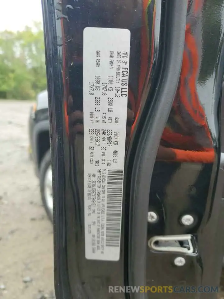 12 Photograph of a damaged car 3C4NJDBB7KT648451 JEEP COMPASS 2019