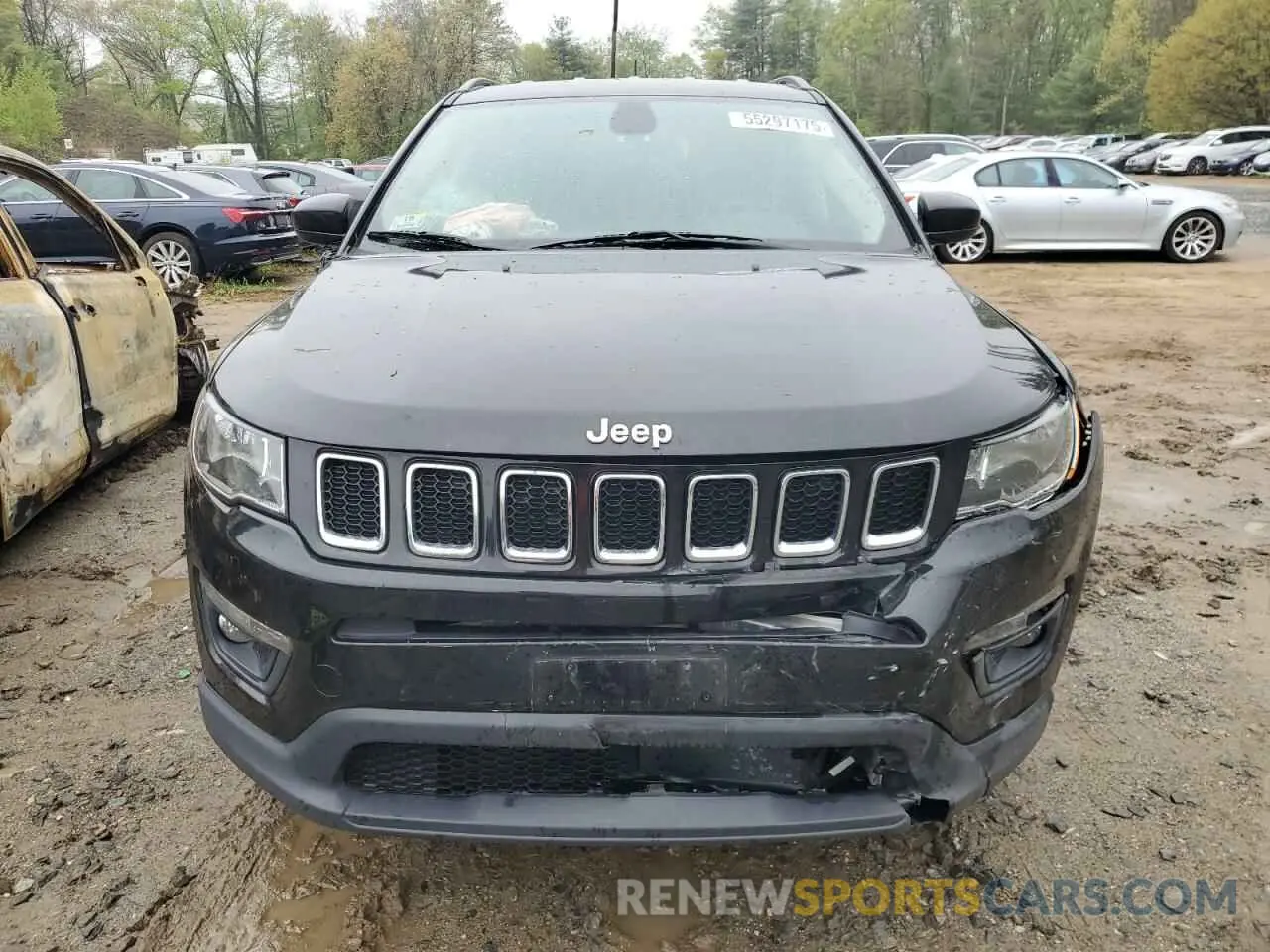 5 Photograph of a damaged car 3C4NJDBB7KT648451 JEEP COMPASS 2019