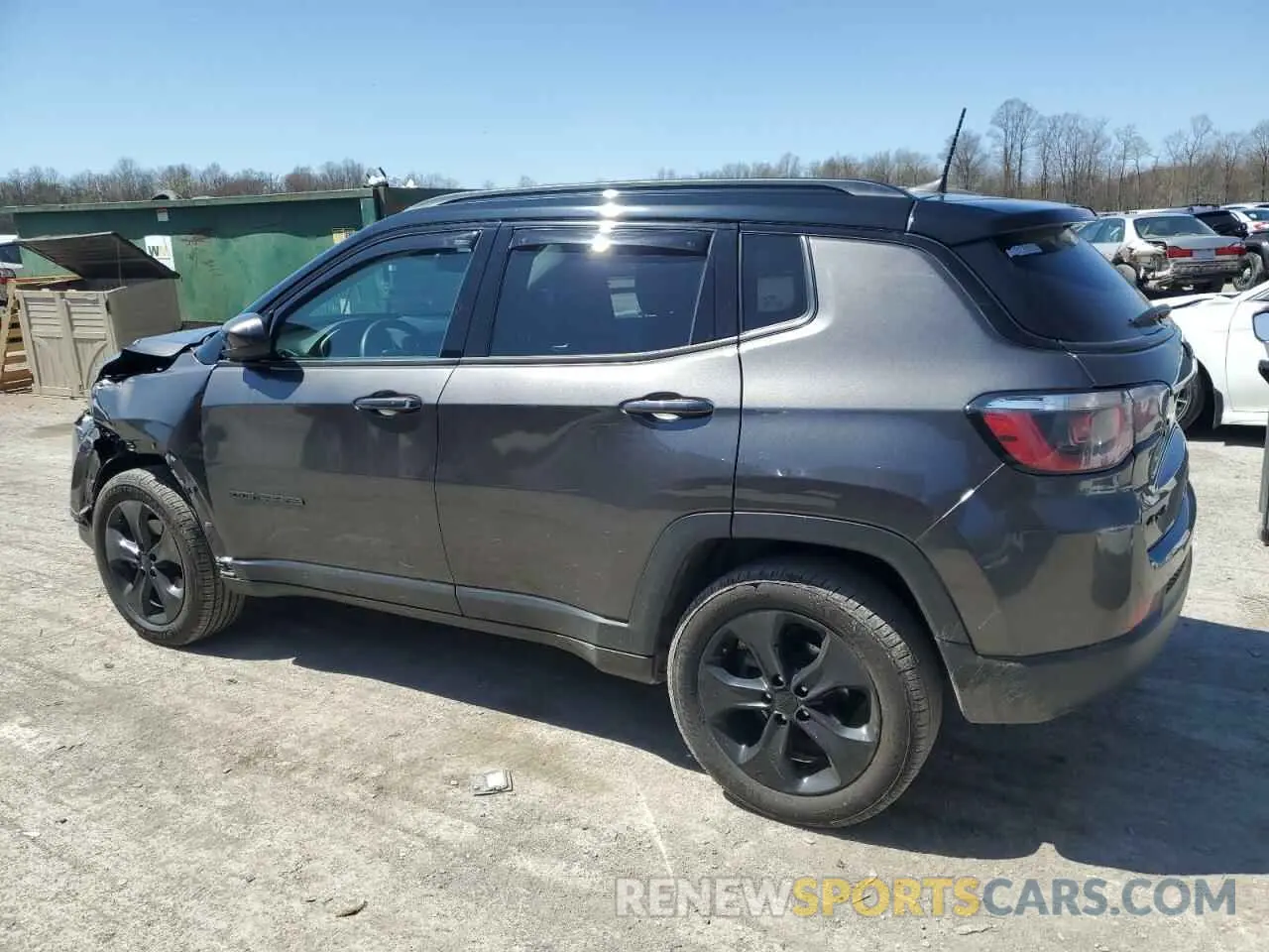 2 Photograph of a damaged car 3C4NJDBB7KT652855 JEEP COMPASS 2019