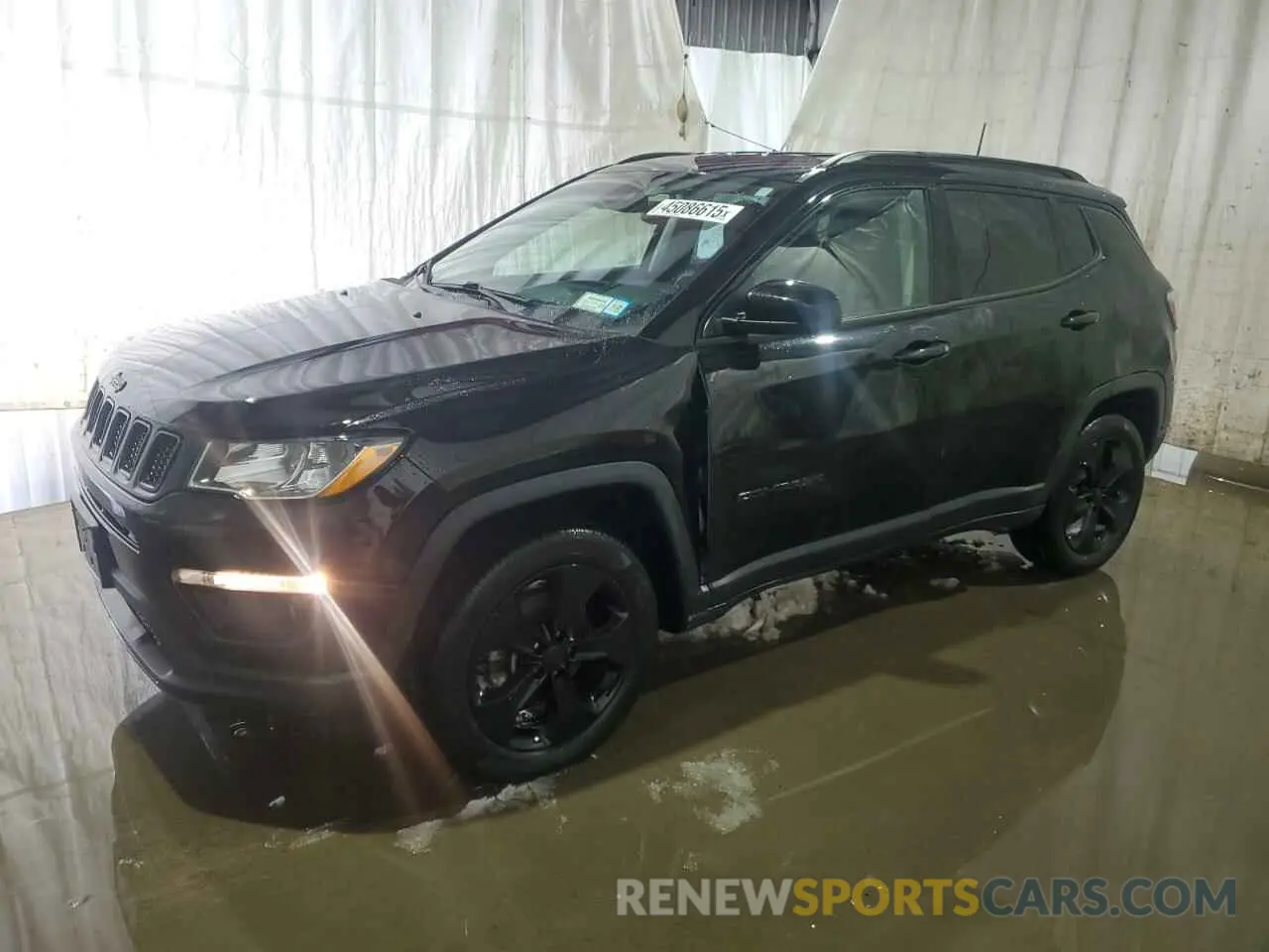 1 Photograph of a damaged car 3C4NJDBB7KT697732 JEEP COMPASS 2019