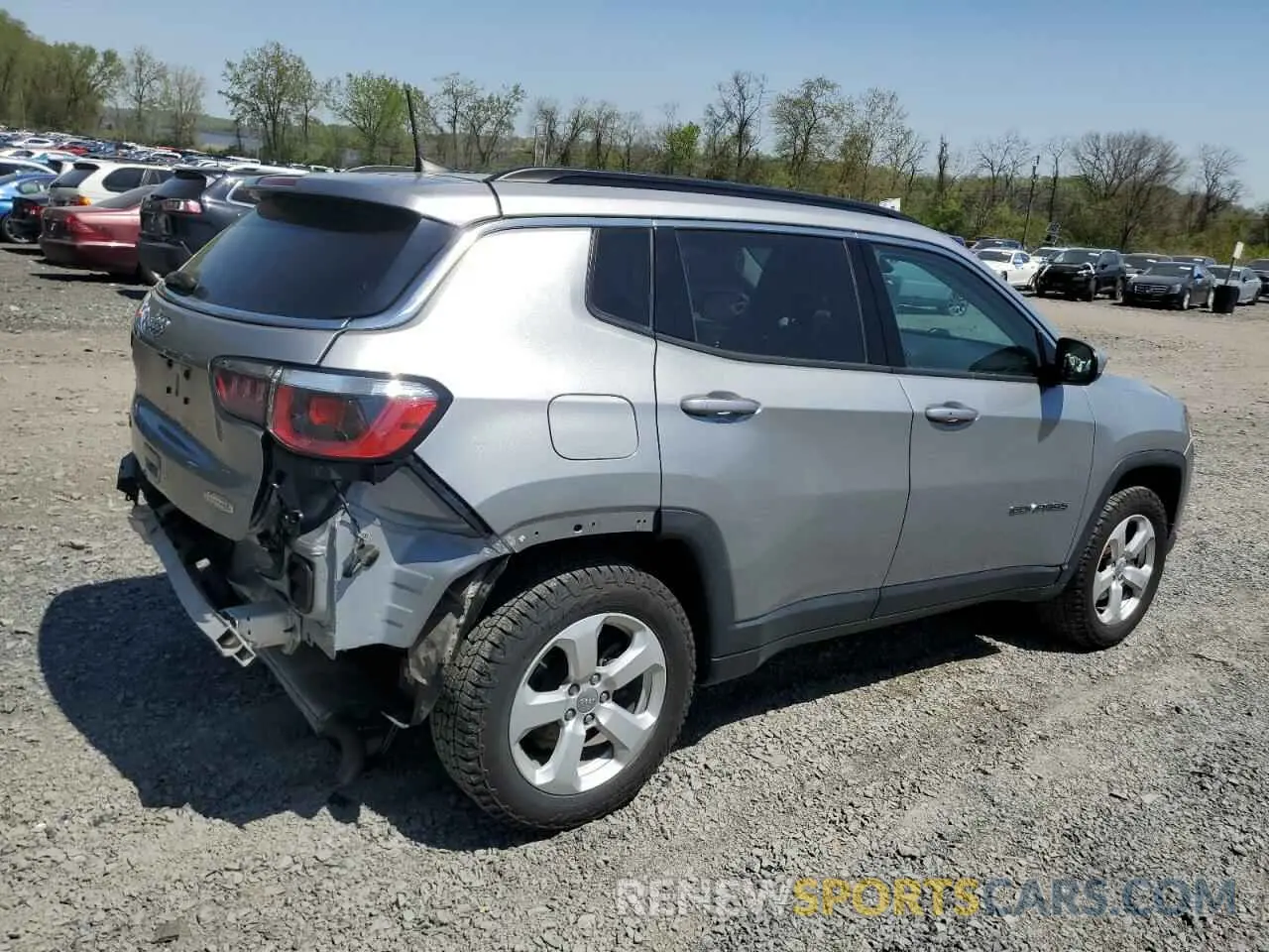 3 Photograph of a damaged car 3C4NJDBB7KT703433 JEEP COMPASS 2019