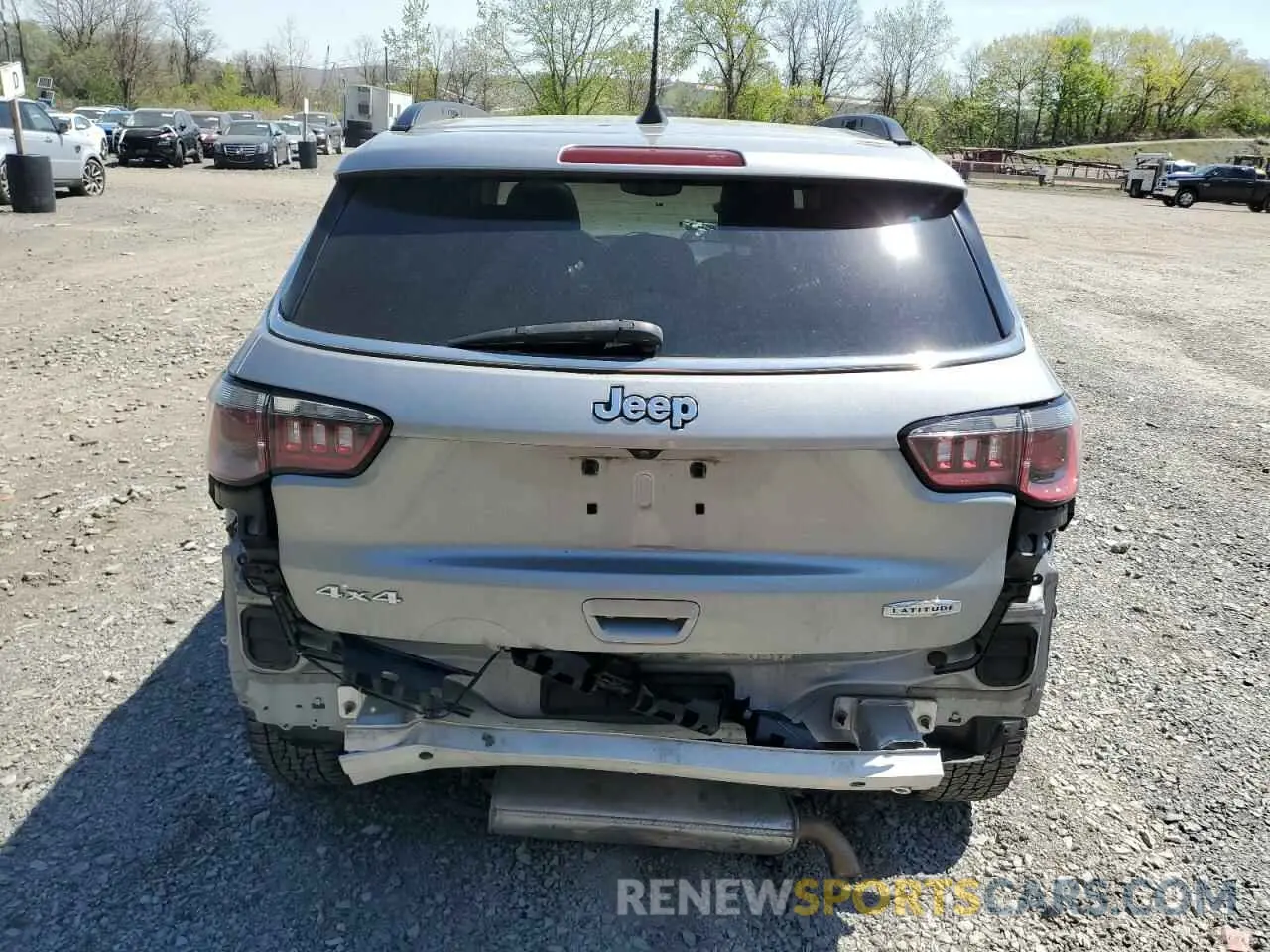 6 Photograph of a damaged car 3C4NJDBB7KT703433 JEEP COMPASS 2019