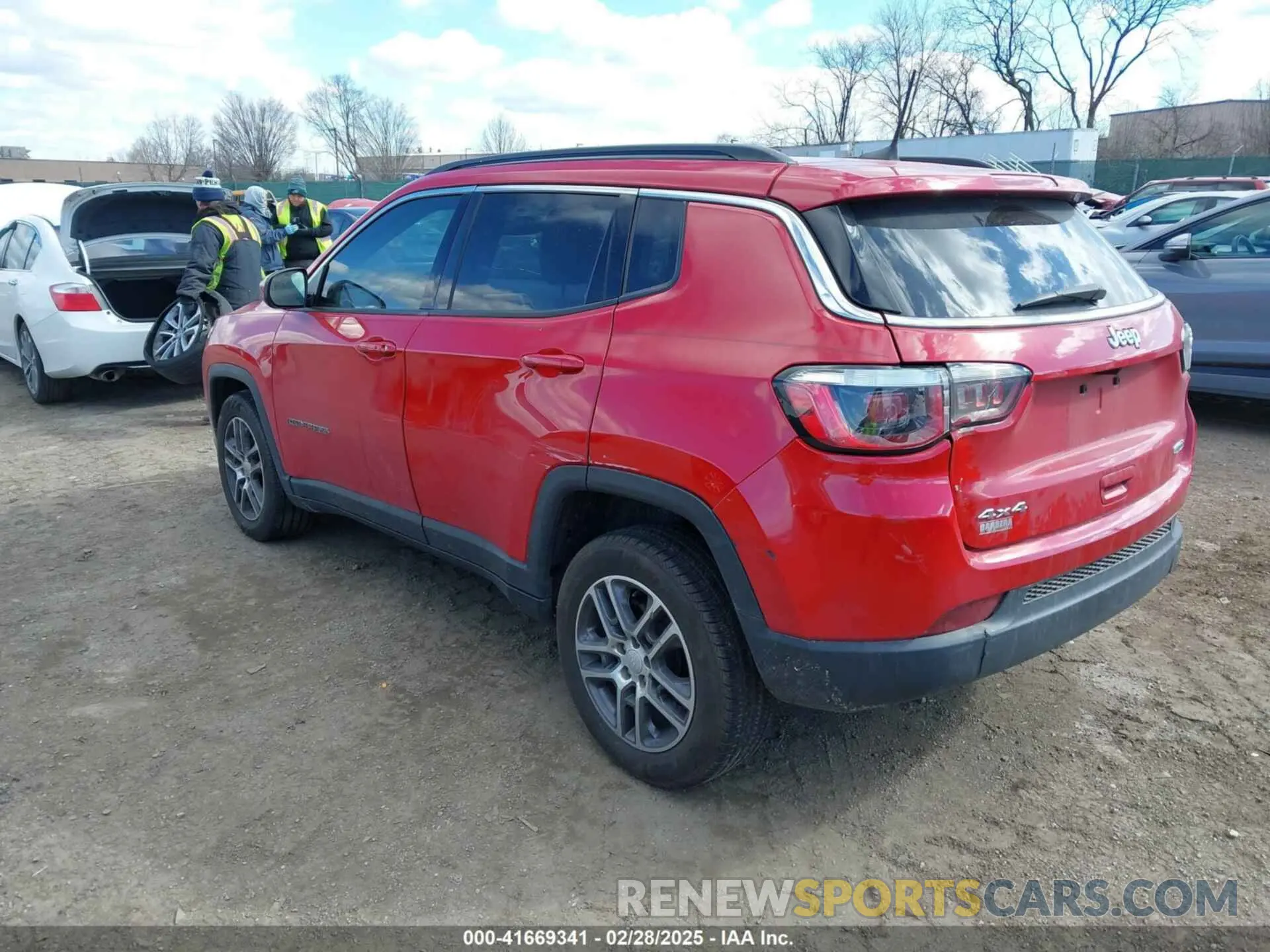 3 Photograph of a damaged car 3C4NJDBB7KT828772 JEEP COMPASS 2019