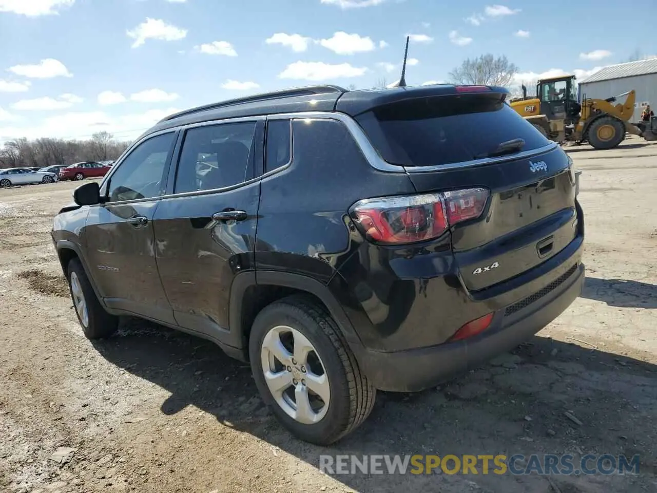 2 Photograph of a damaged car 3C4NJDBB7KT847886 JEEP COMPASS 2019