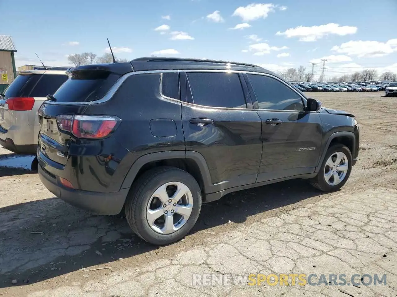 3 Photograph of a damaged car 3C4NJDBB7KT847886 JEEP COMPASS 2019
