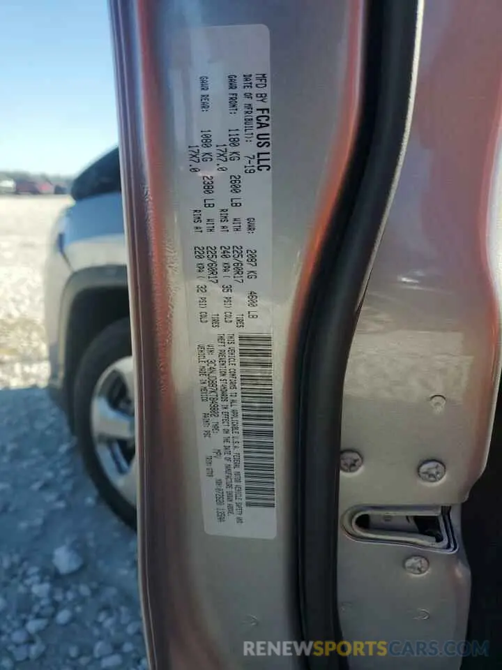 13 Photograph of a damaged car 3C4NJDBB7KT849802 JEEP COMPASS 2019