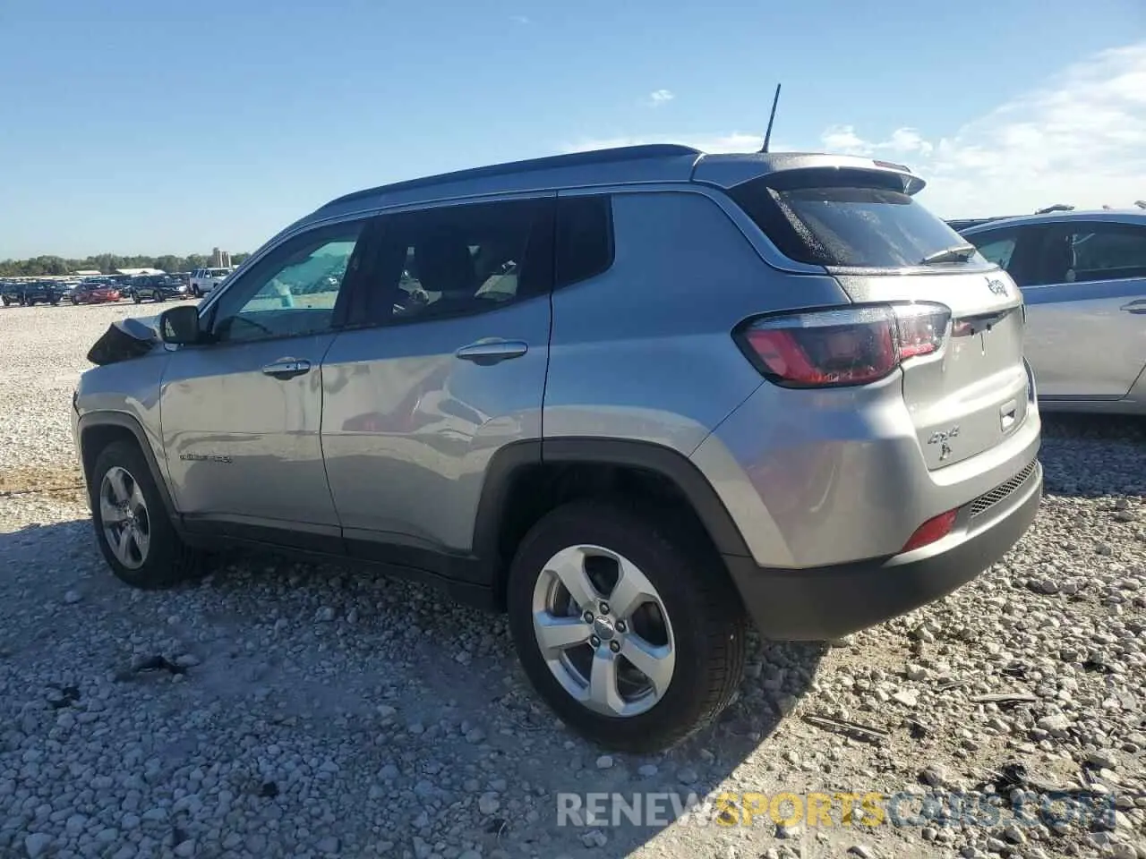 2 Photograph of a damaged car 3C4NJDBB7KT849802 JEEP COMPASS 2019