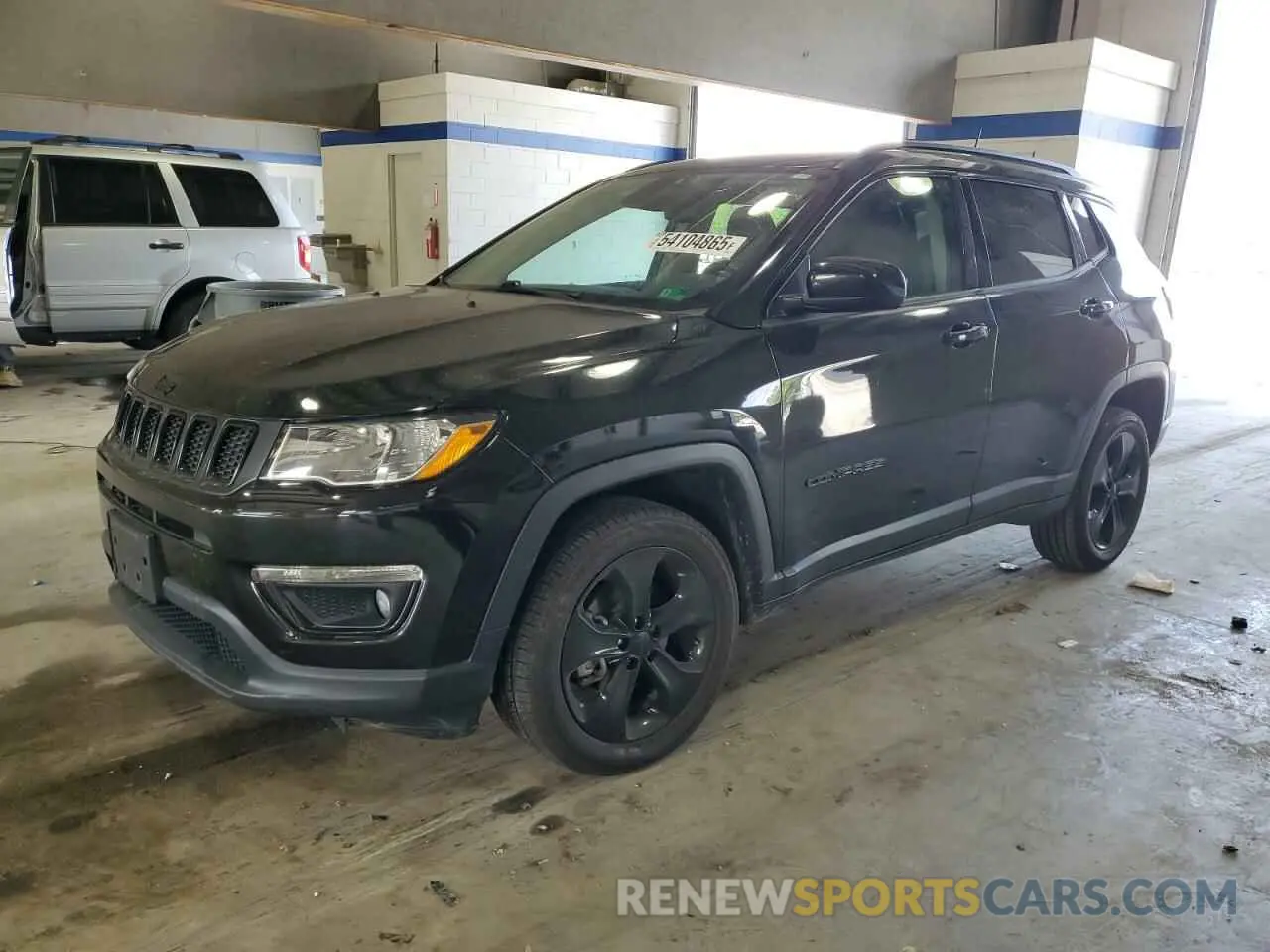 1 Photograph of a damaged car 3C4NJDBB8KT647373 JEEP COMPASS 2019