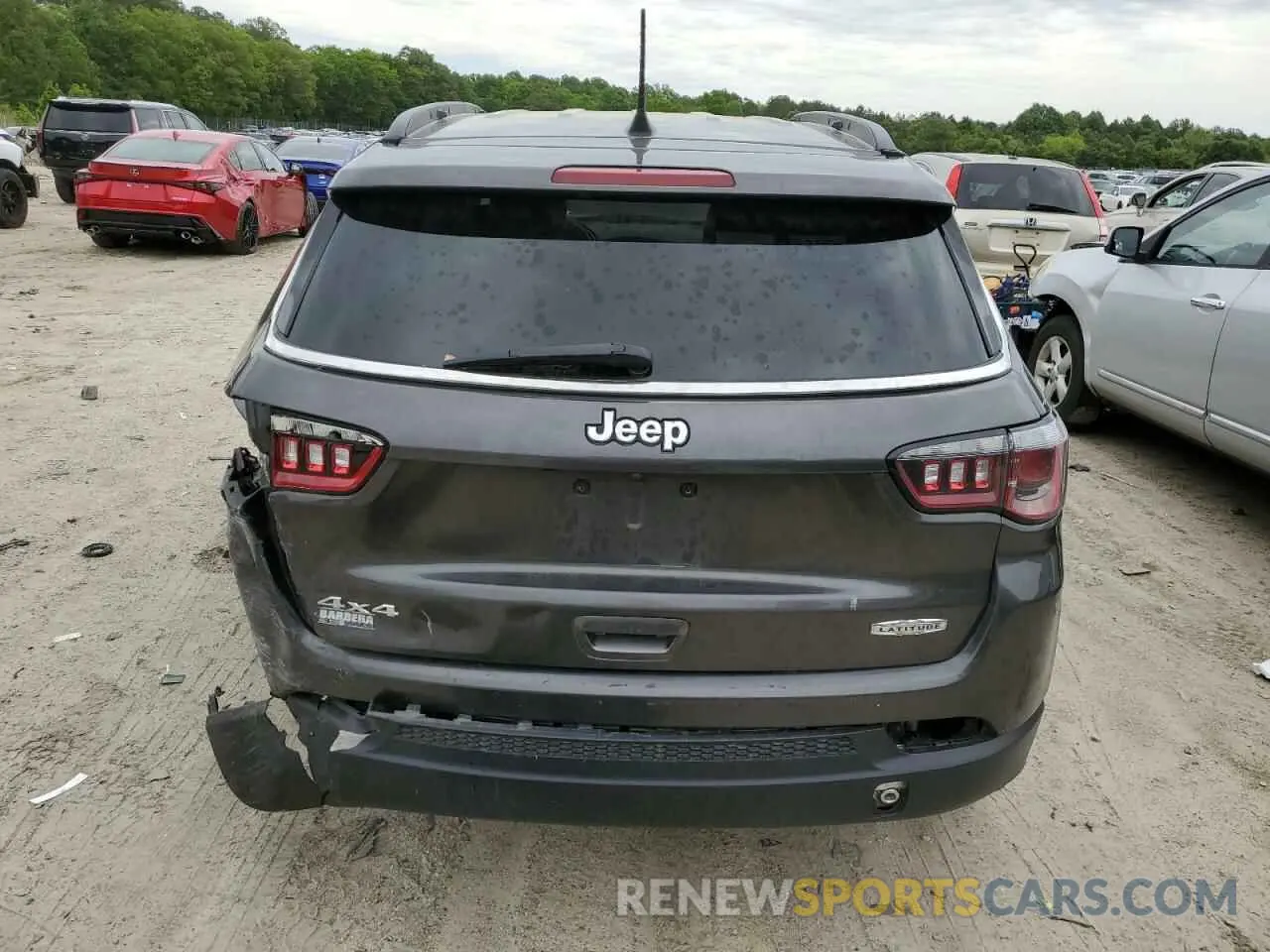 6 Photograph of a damaged car 3C4NJDBB8KT849503 JEEP COMPASS 2019