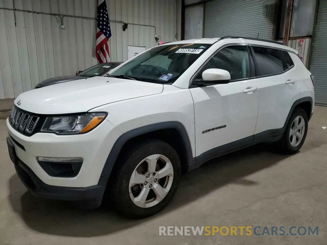 1 Photograph of a damaged car 3C4NJDBB9KT601678 JEEP COMPASS 2019