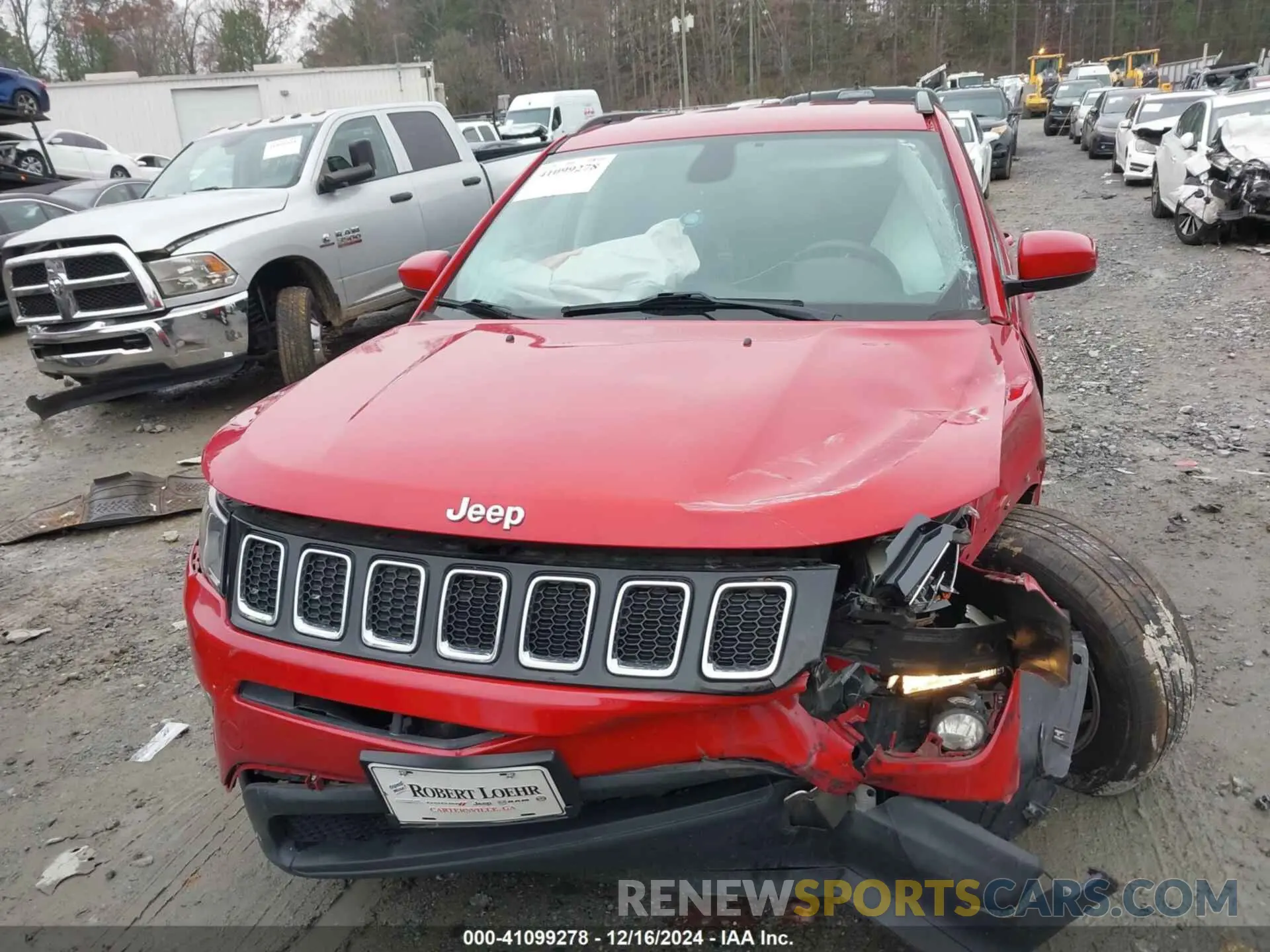 11 Photograph of a damaged car 3C4NJDBB9KT662206 JEEP COMPASS 2019