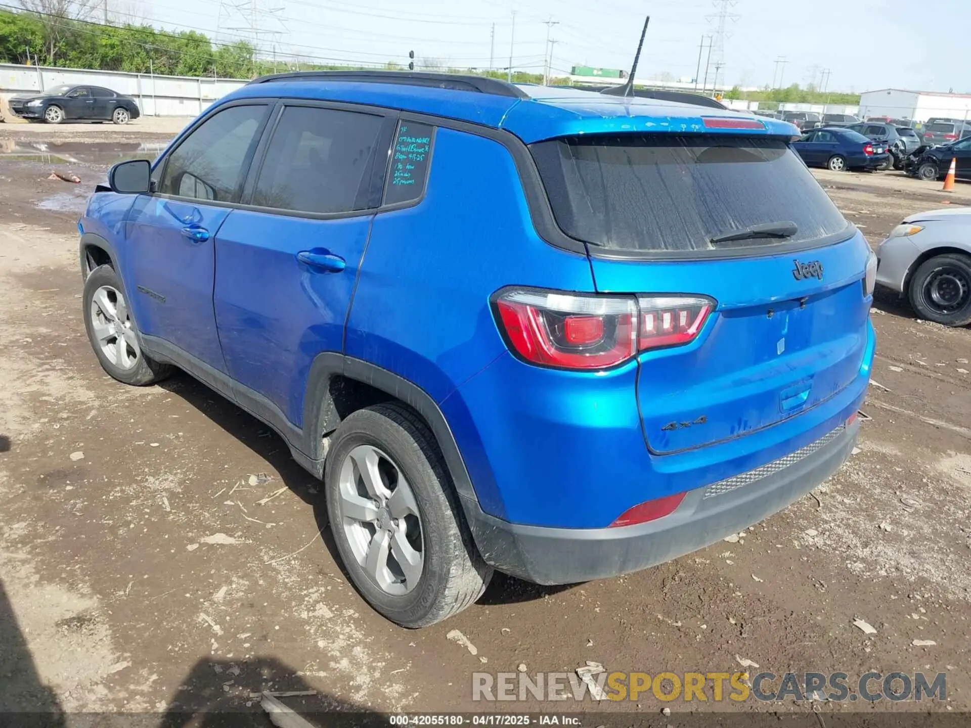 3 Photograph of a damaged car 3C4NJDBB9KT713896 JEEP COMPASS 2019
