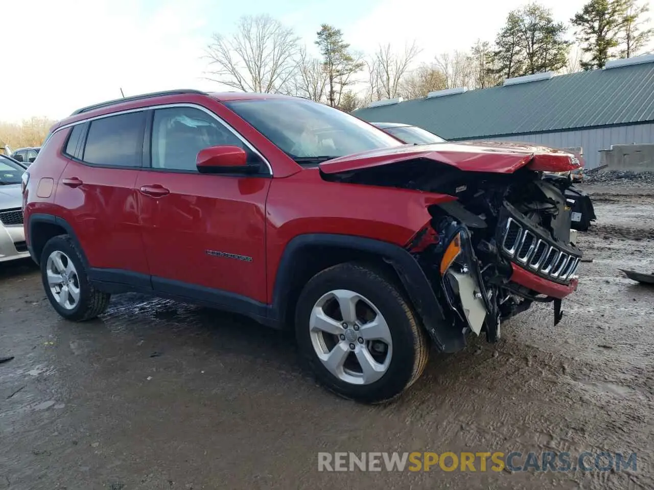 4 Photograph of a damaged car 3C4NJDBB9KT827915 JEEP COMPASS 2019