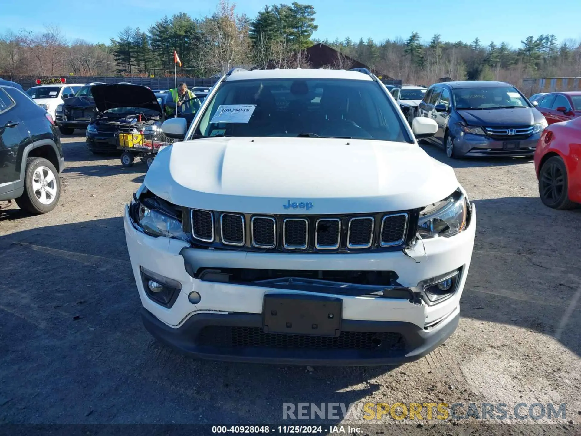 12 Photograph of a damaged car 3C4NJDBBXKT601902 JEEP COMPASS 2019