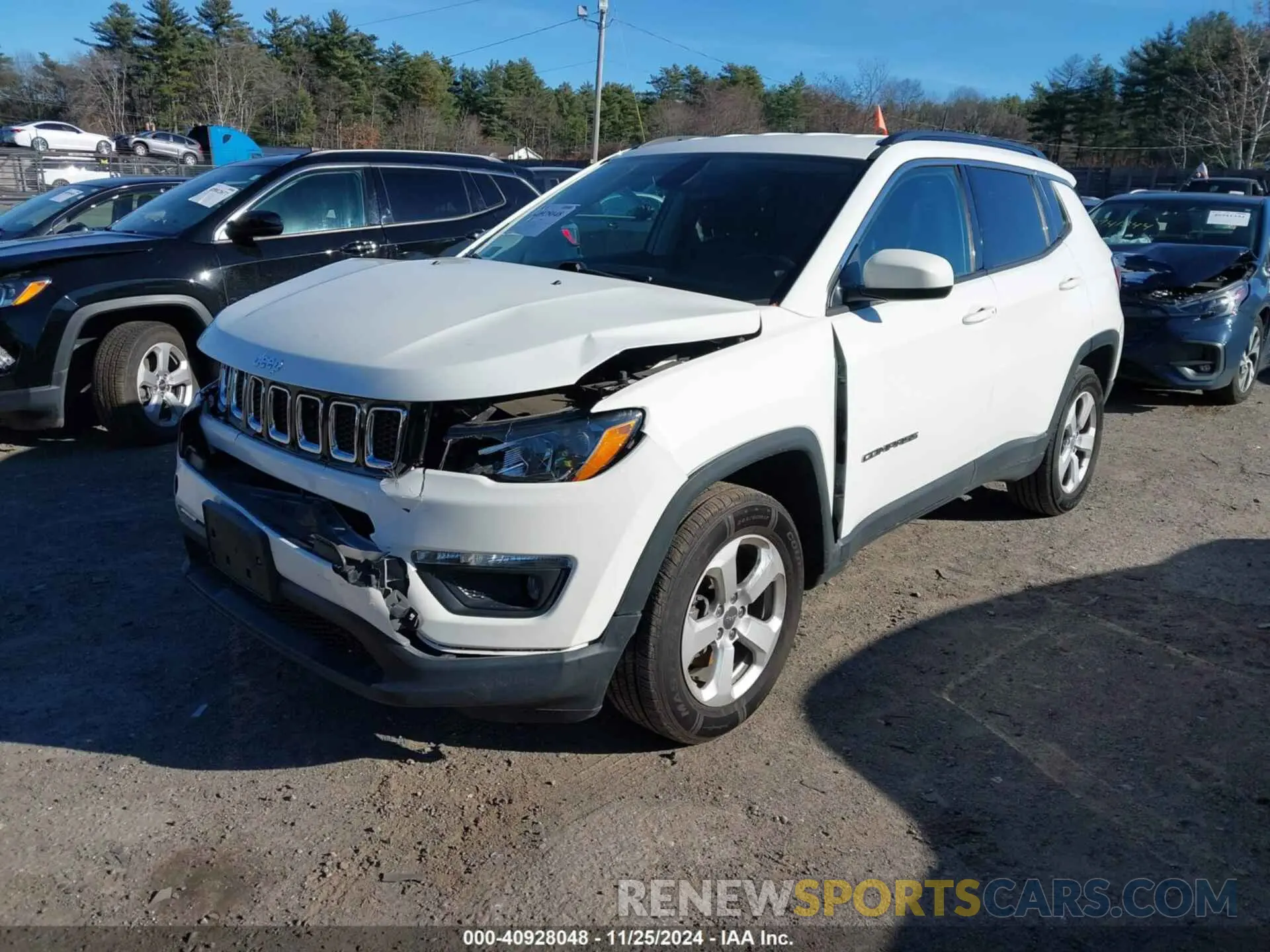 2 Photograph of a damaged car 3C4NJDBBXKT601902 JEEP COMPASS 2019
