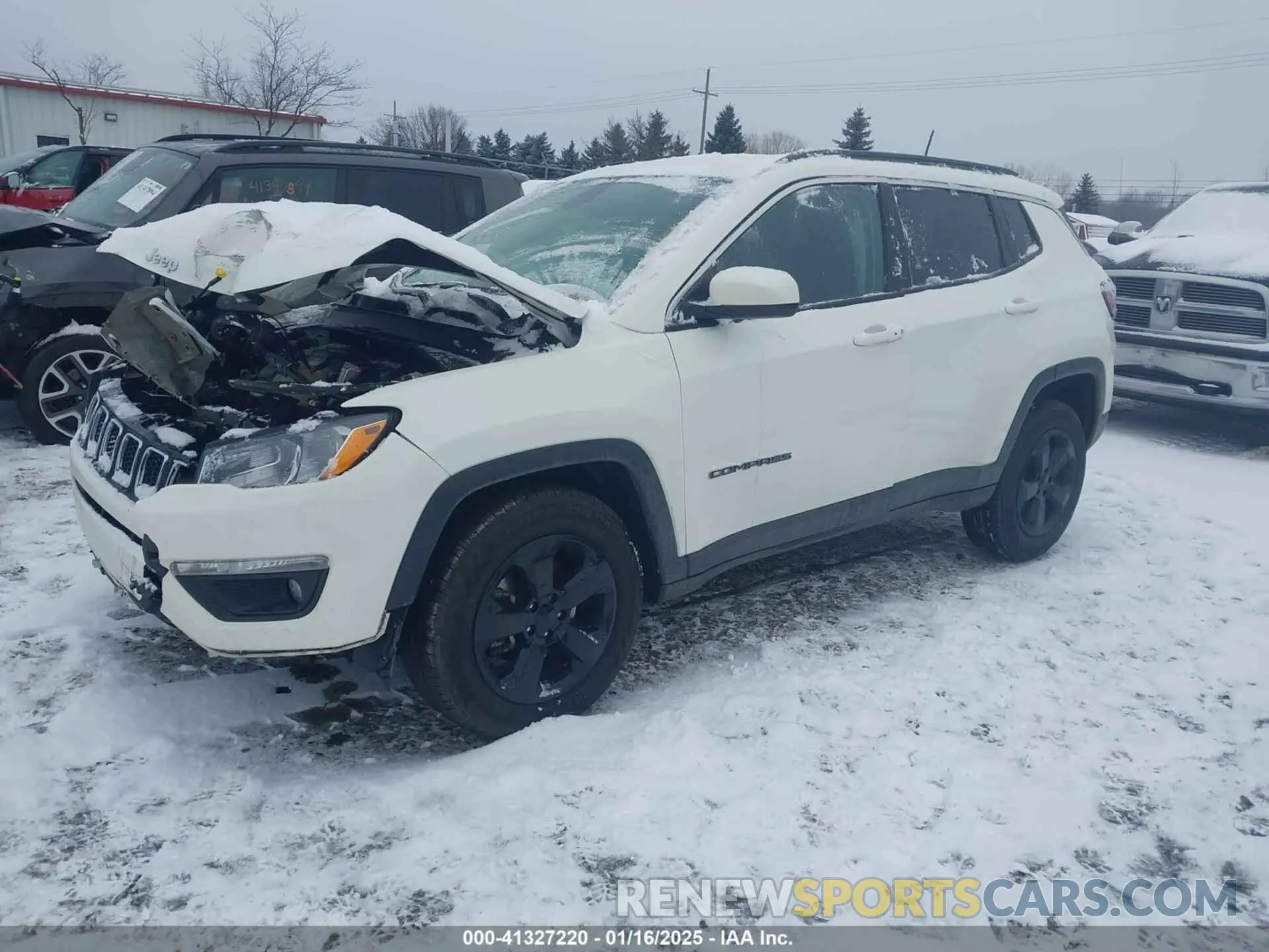 2 Photograph of a damaged car 3C4NJDBBXKT647665 JEEP COMPASS 2019