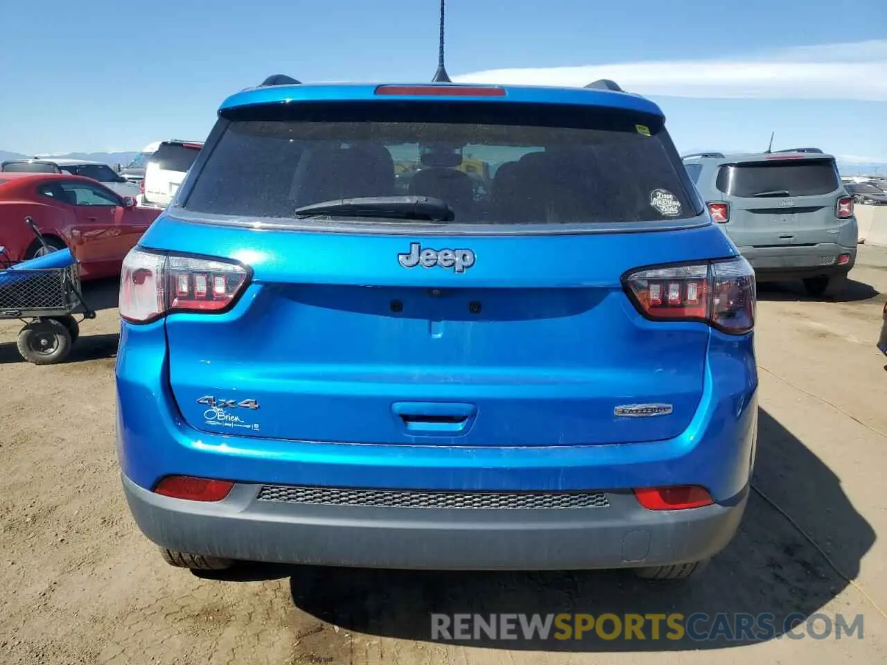 6 Photograph of a damaged car 3C4NJDBBXKT806569 JEEP COMPASS 2019