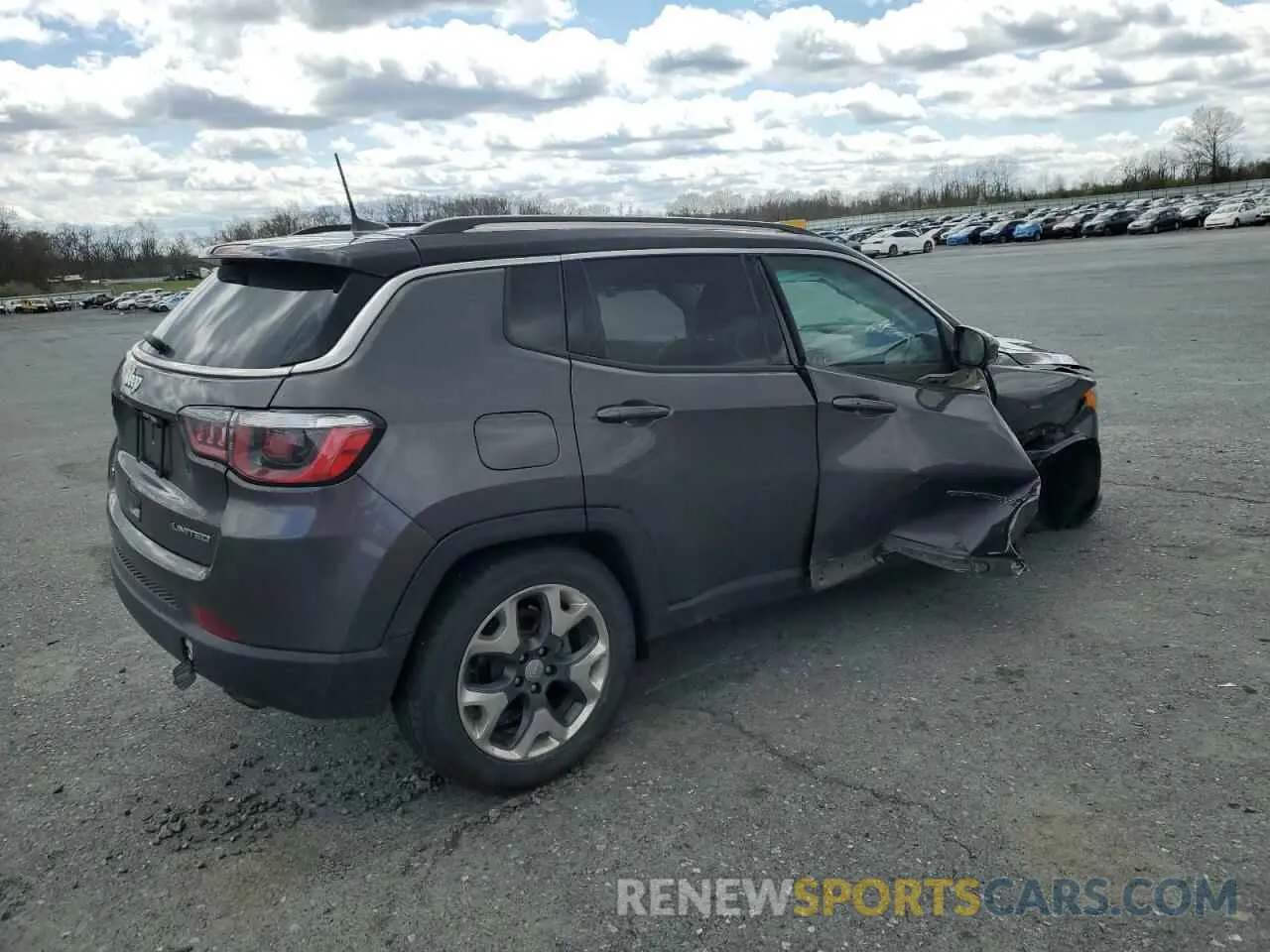 3 Photograph of a damaged car 3C4NJDCB0KT592657 JEEP COMPASS 2019