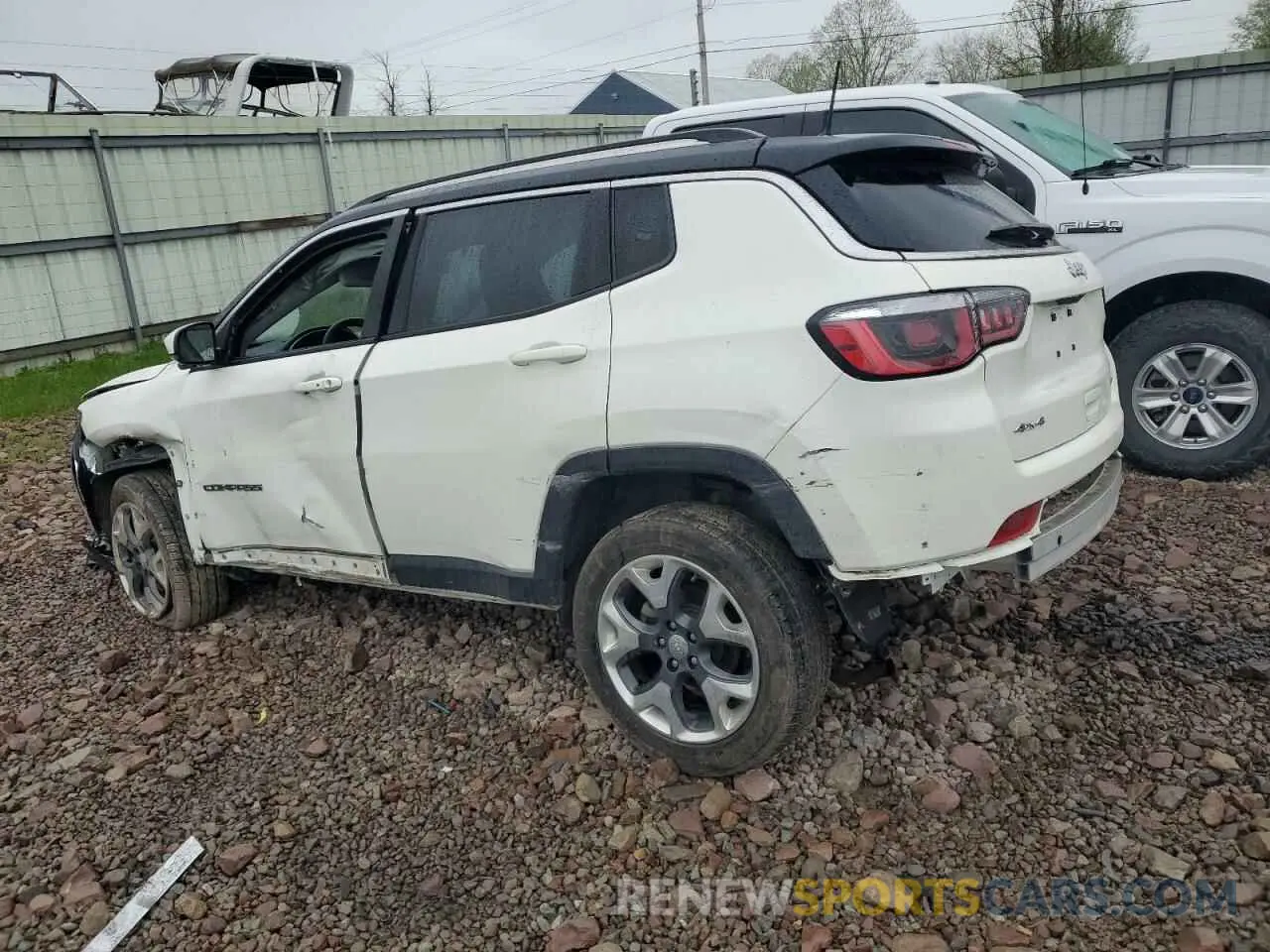 2 Photograph of a damaged car 3C4NJDCB0KT599043 JEEP COMPASS 2019