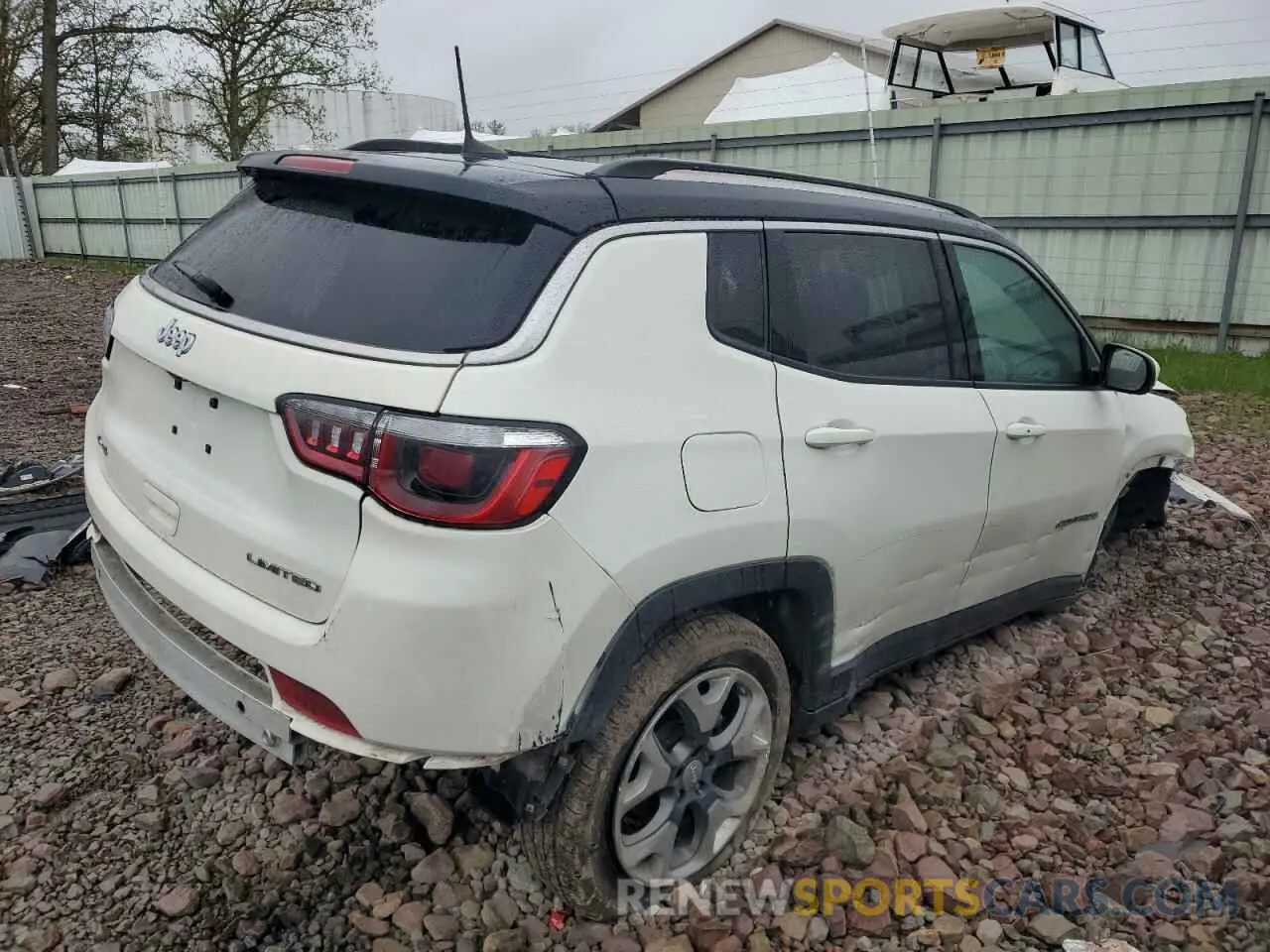 3 Photograph of a damaged car 3C4NJDCB0KT599043 JEEP COMPASS 2019
