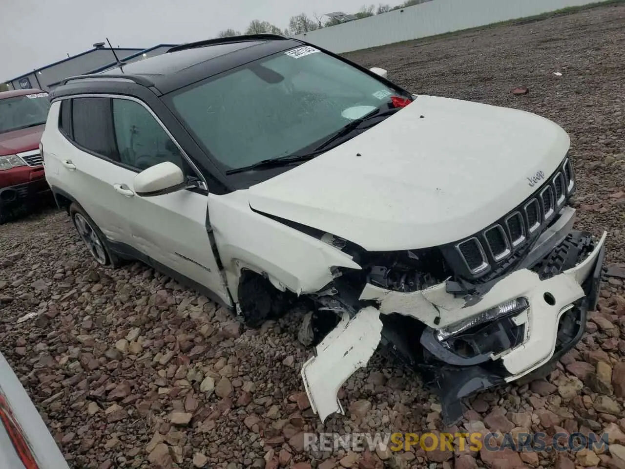 4 Photograph of a damaged car 3C4NJDCB0KT599043 JEEP COMPASS 2019