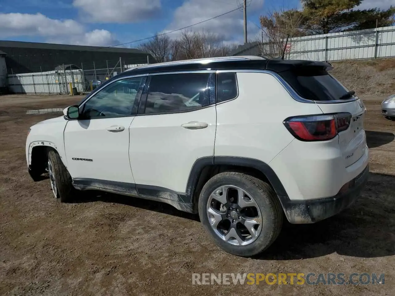 2 Photograph of a damaged car 3C4NJDCB0KT767487 JEEP COMPASS 2019
