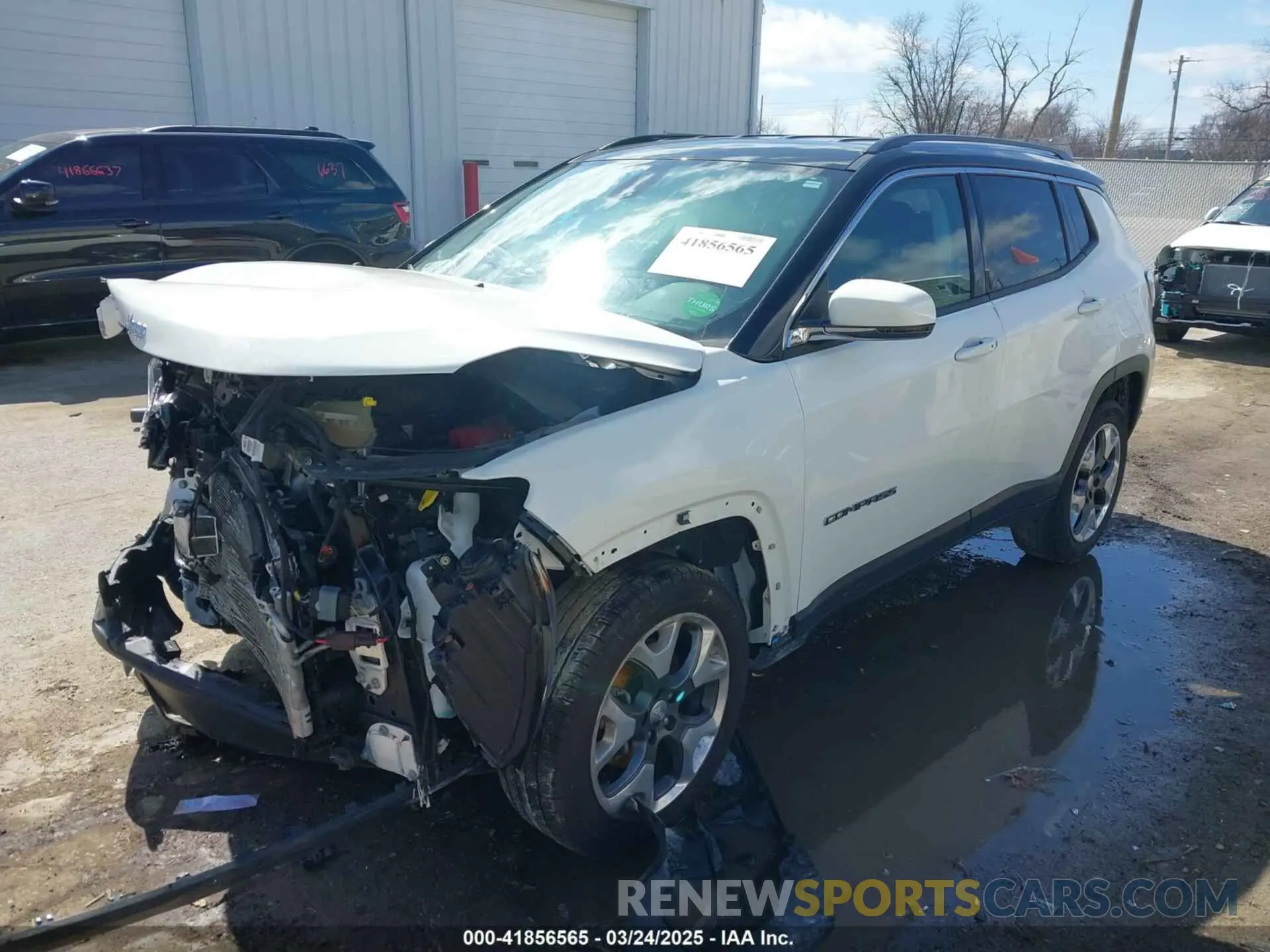 2 Photograph of a damaged car 3C4NJDCB0KT827087 JEEP COMPASS 2019