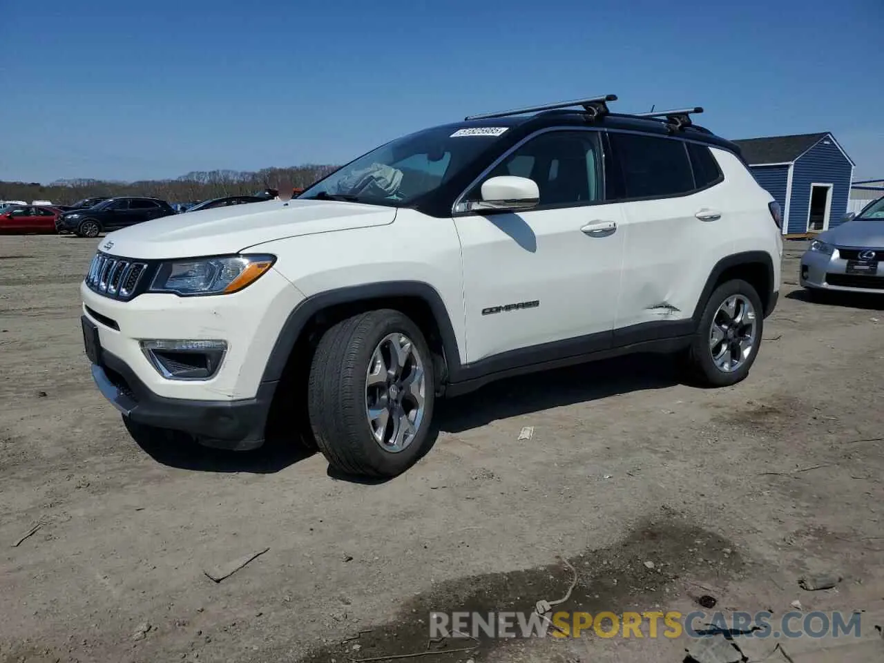 1 Photograph of a damaged car 3C4NJDCB0KT842382 JEEP COMPASS 2019