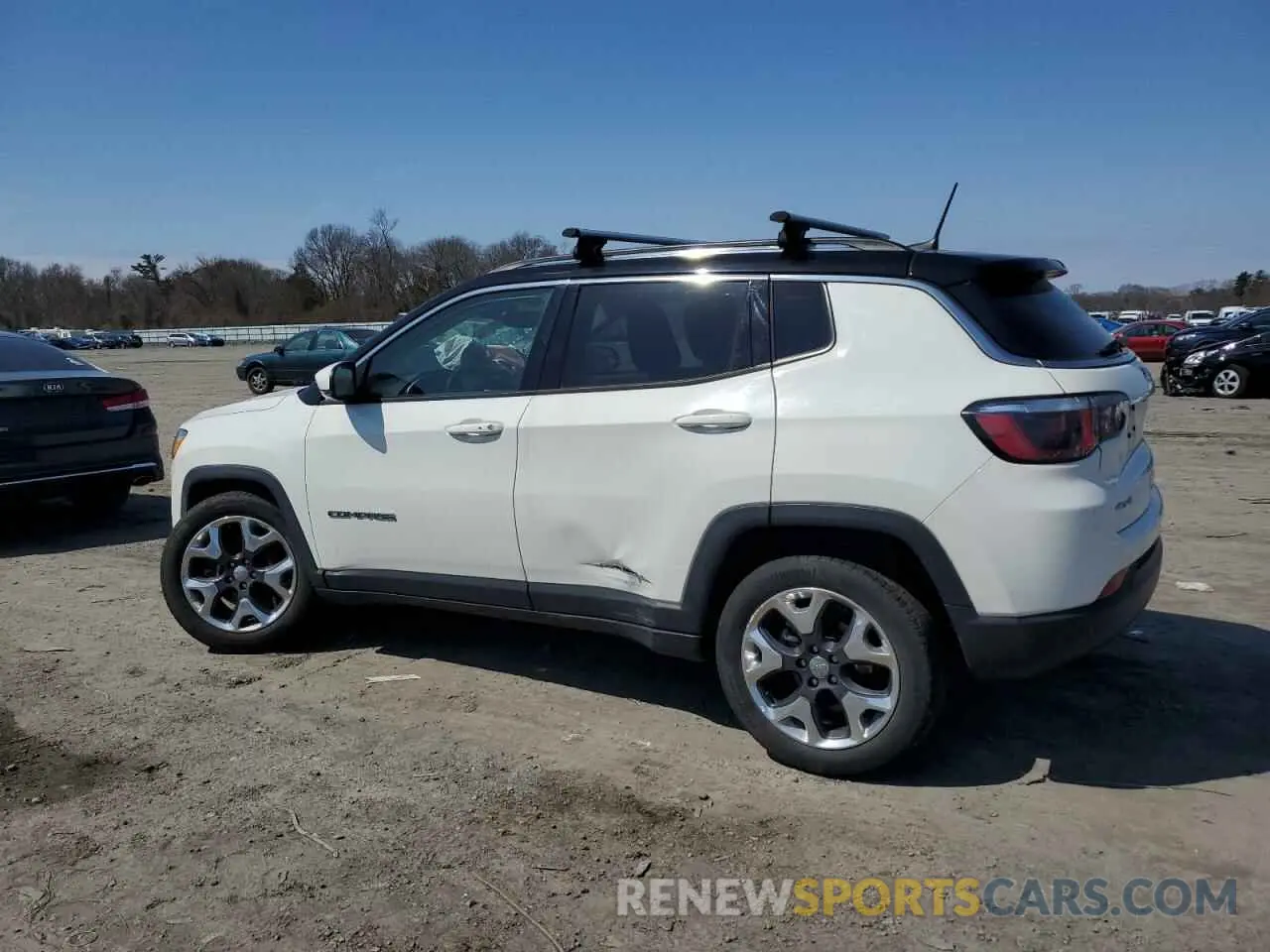 2 Photograph of a damaged car 3C4NJDCB0KT842382 JEEP COMPASS 2019