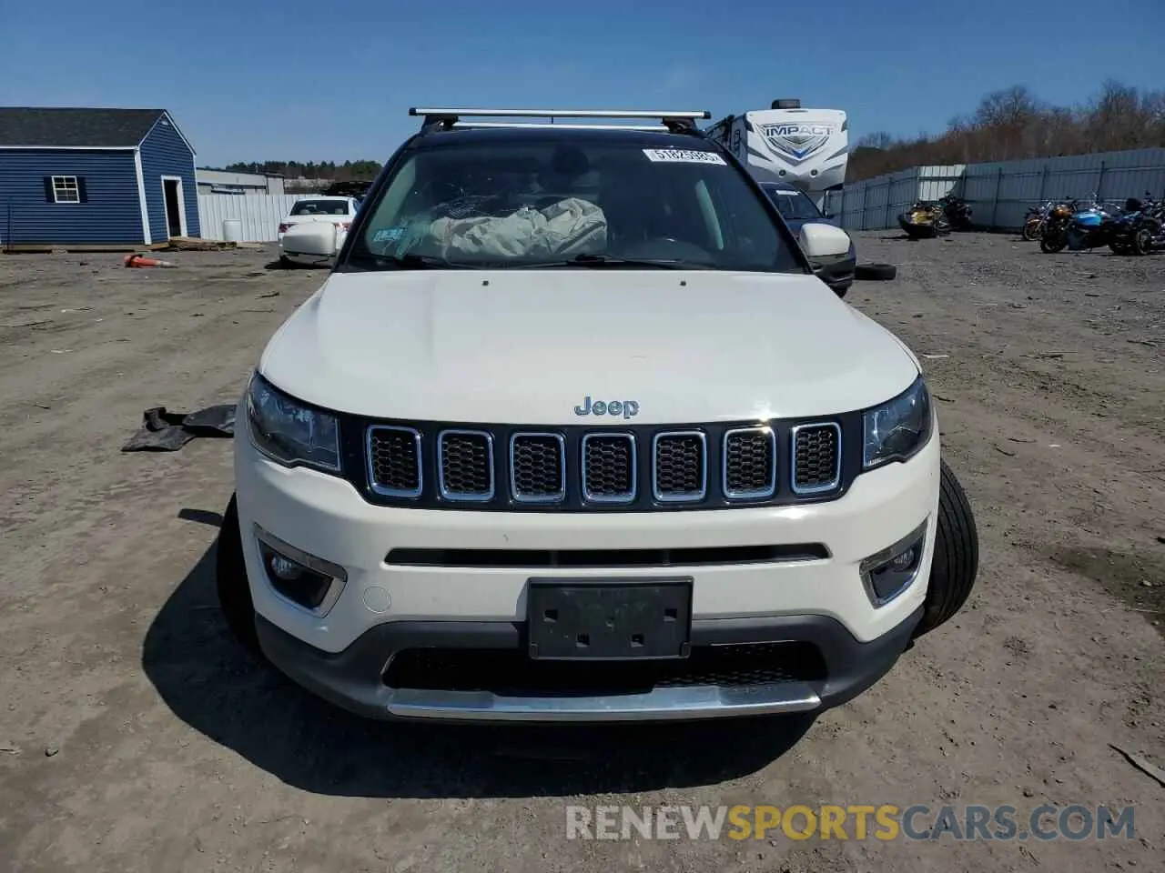 5 Photograph of a damaged car 3C4NJDCB0KT842382 JEEP COMPASS 2019