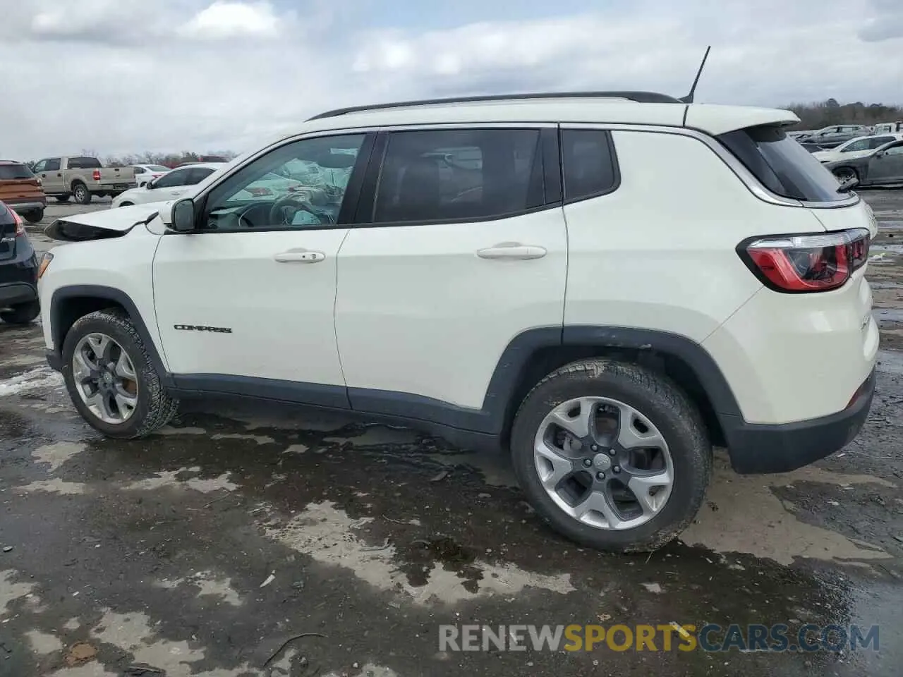 2 Photograph of a damaged car 3C4NJDCB1KT619882 JEEP COMPASS 2019