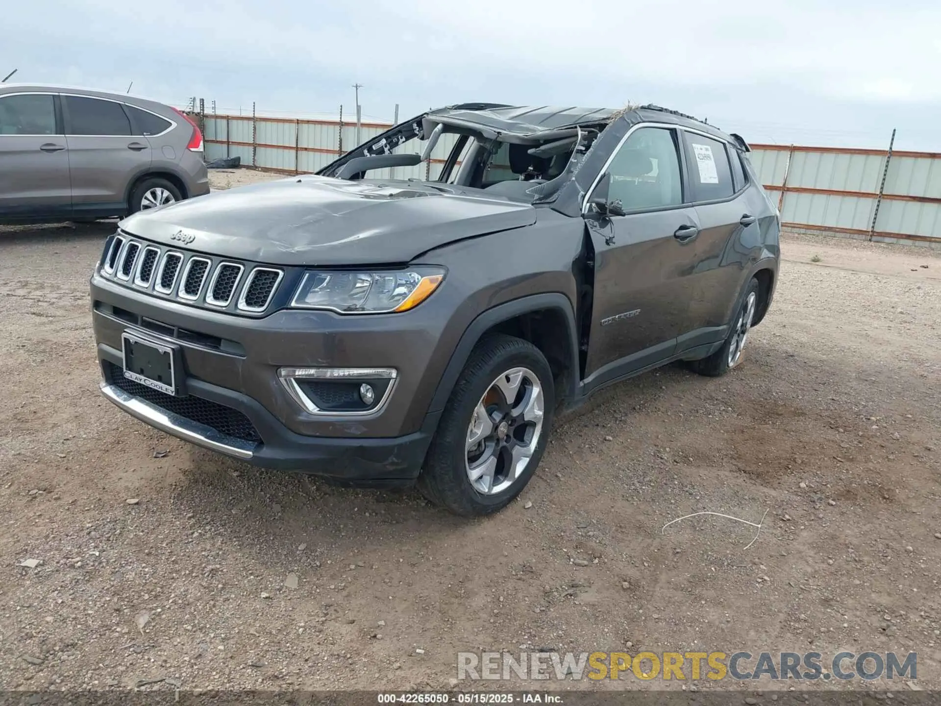 2 Photograph of a damaged car 3C4NJDCB1KT641767 JEEP COMPASS 2019