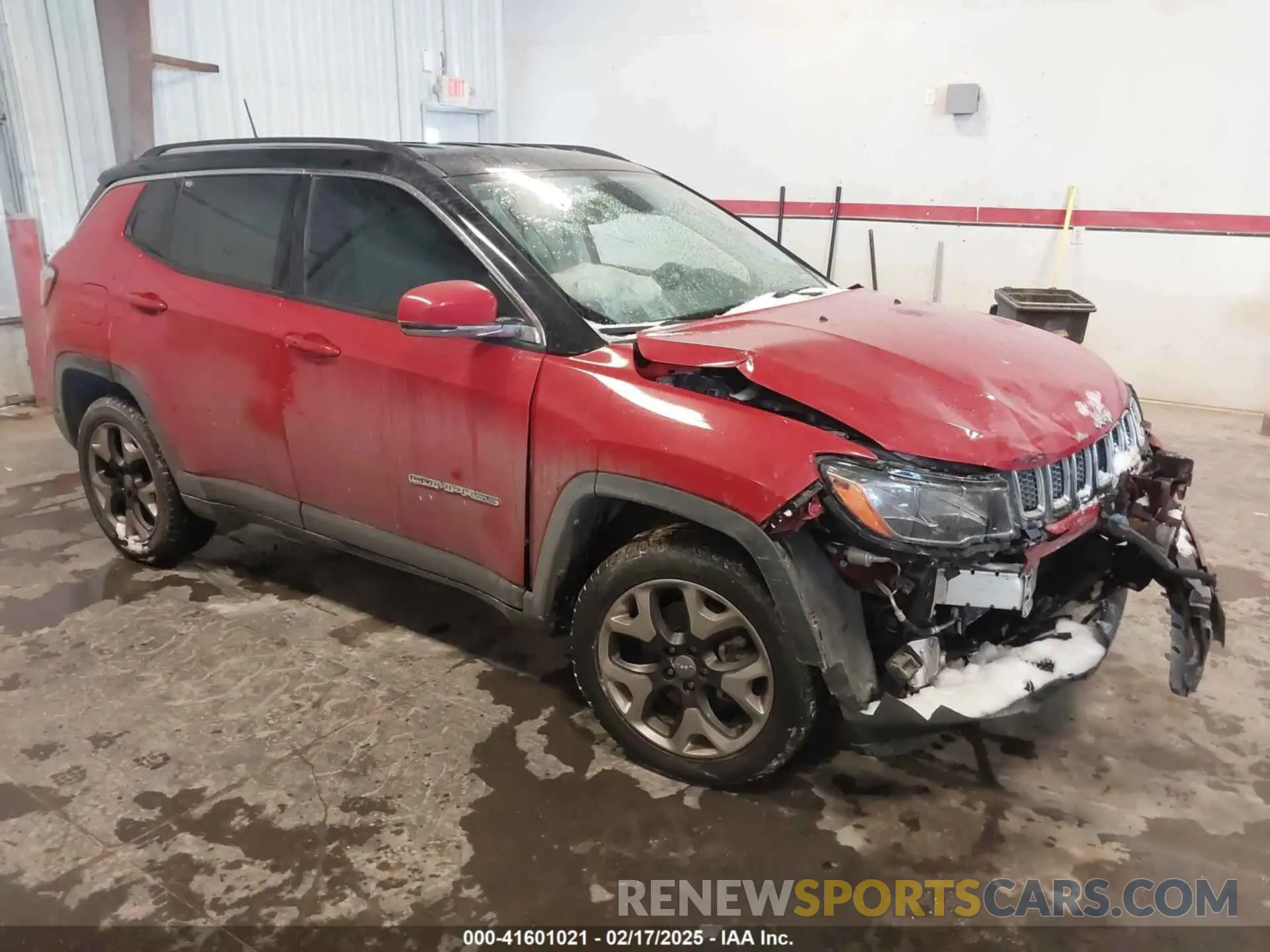 1 Photograph of a damaged car 3C4NJDCB1KT673764 JEEP COMPASS 2019