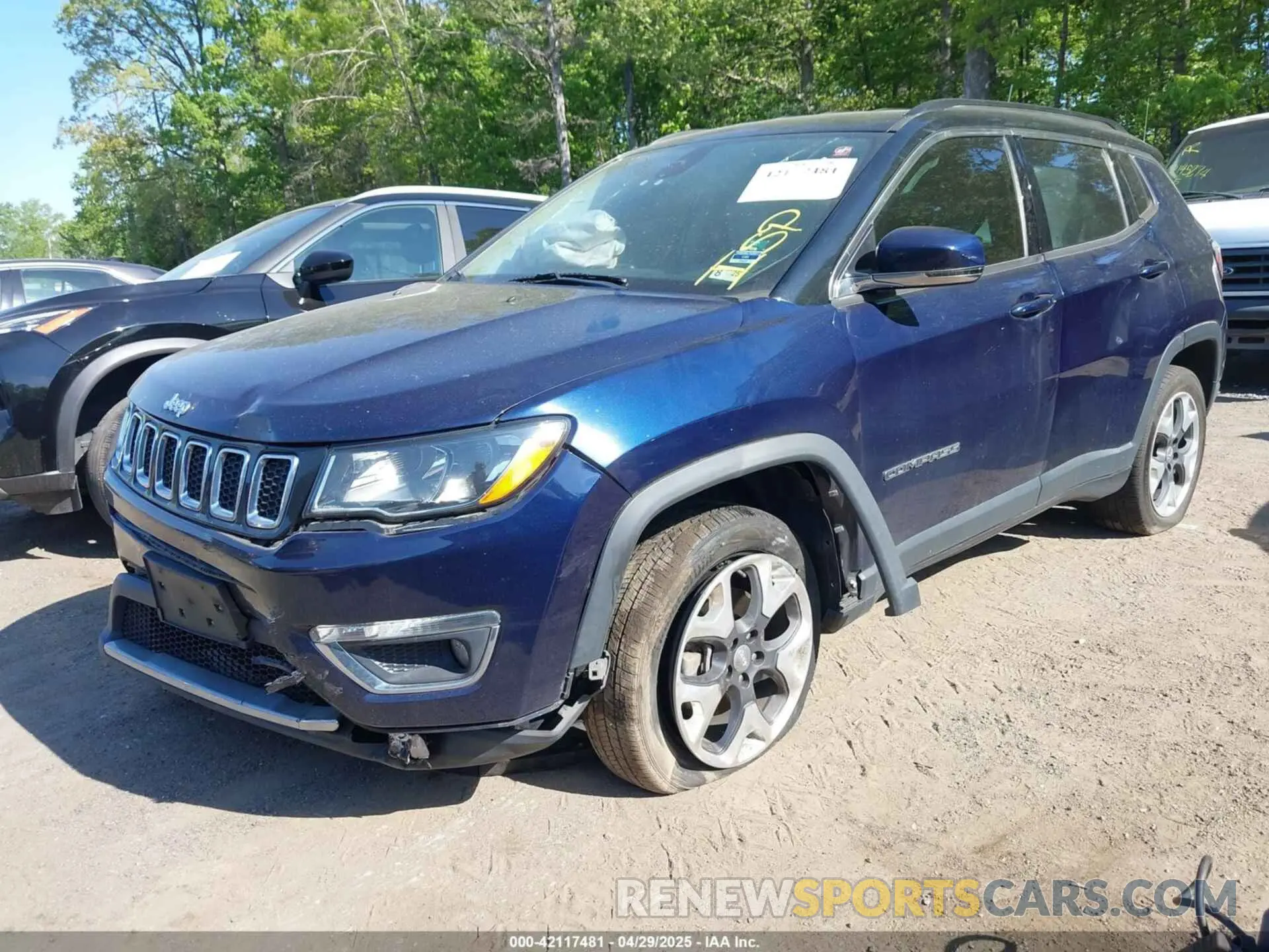 2 Photograph of a damaged car 3C4NJDCB1KT680147 JEEP COMPASS 2019