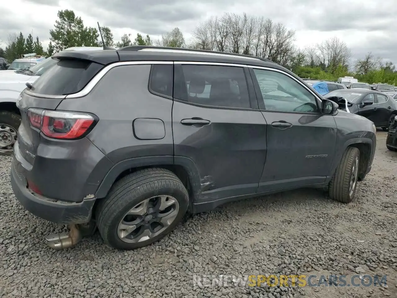 3 Photograph of a damaged car 3C4NJDCB1KT791619 JEEP COMPASS 2019