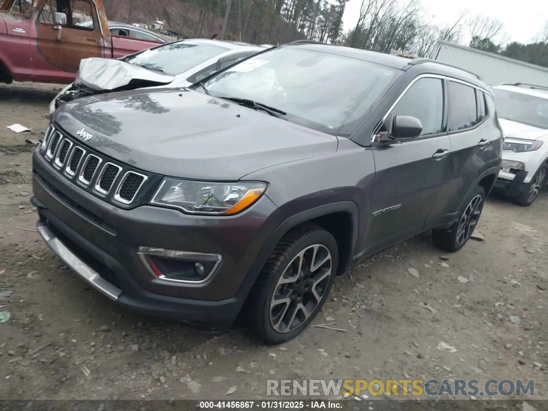 2 Photograph of a damaged car 3C4NJDCB2KT647108 JEEP COMPASS 2019