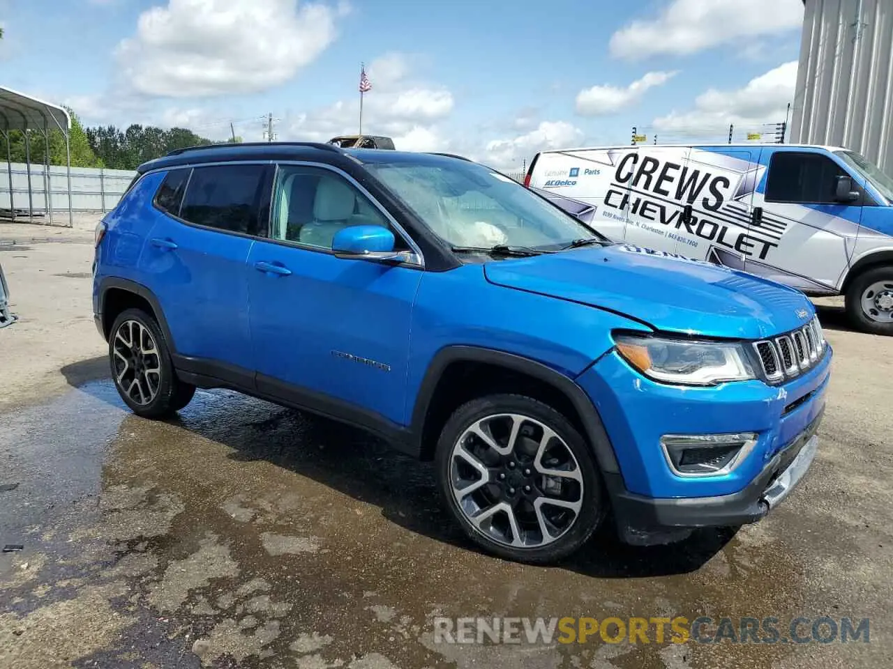4 Photograph of a damaged car 3C4NJDCB3KT730837 JEEP COMPASS 2019