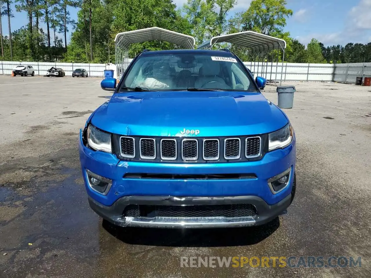 5 Photograph of a damaged car 3C4NJDCB3KT730837 JEEP COMPASS 2019
