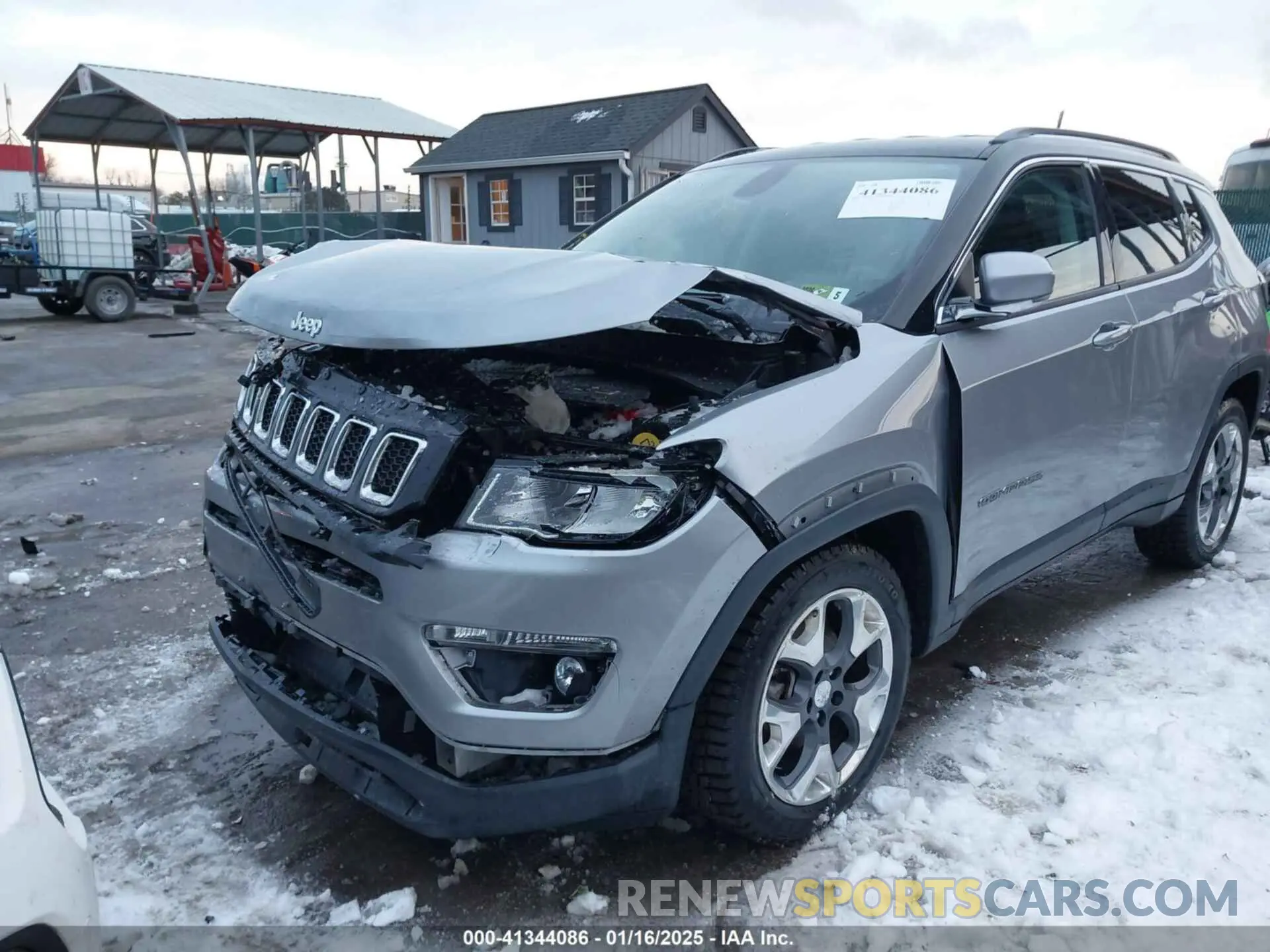 17 Photograph of a damaged car 3C4NJDCB4KT666145 JEEP COMPASS 2019