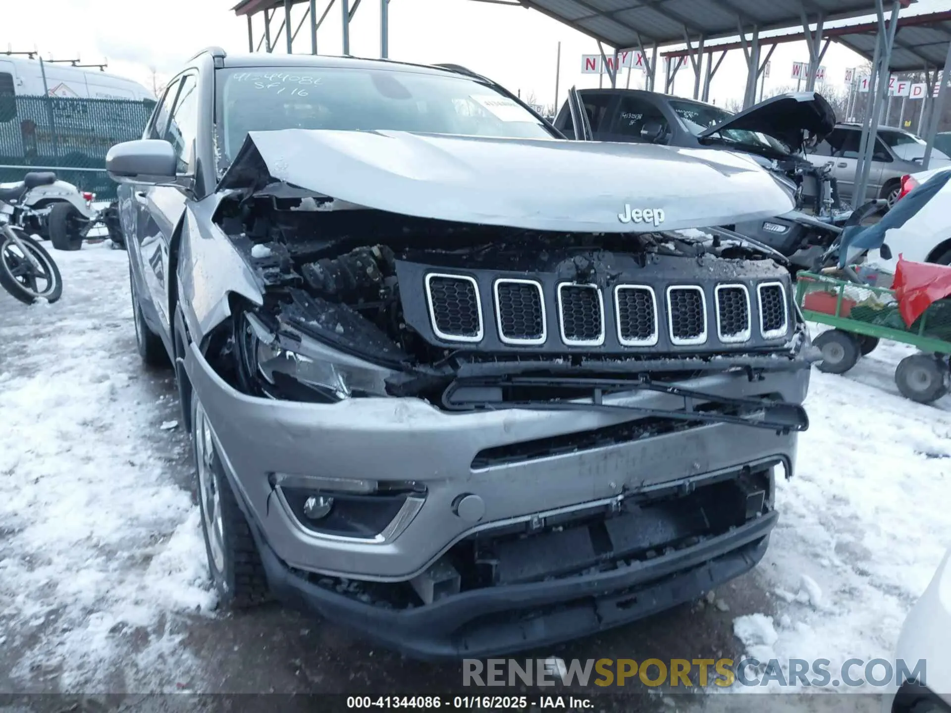 6 Photograph of a damaged car 3C4NJDCB4KT666145 JEEP COMPASS 2019