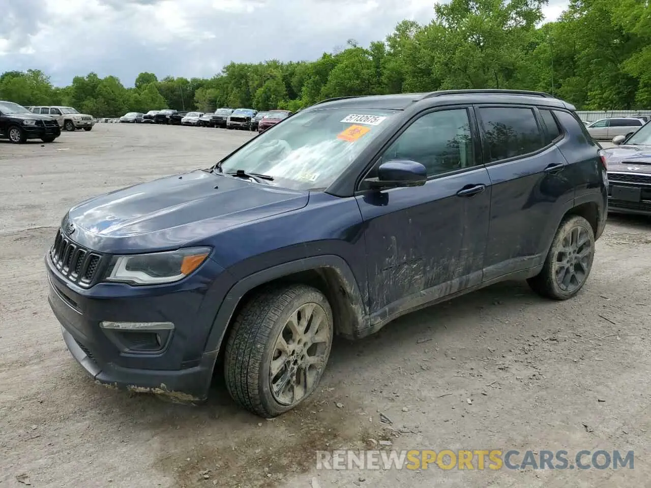 1 Photograph of a damaged car 3C4NJDCB4KT675458 JEEP COMPASS 2019