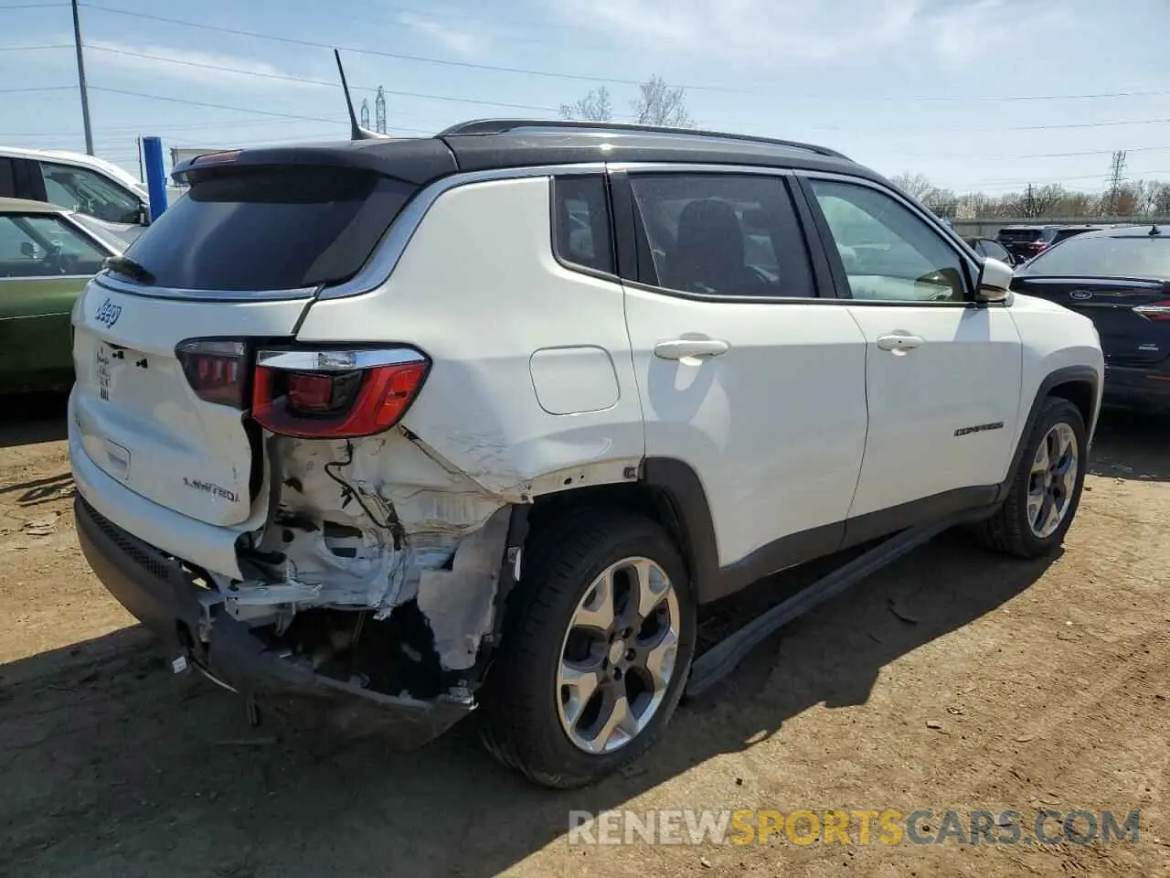 3 Photograph of a damaged car 3C4NJDCB4KT791758 JEEP COMPASS 2019
