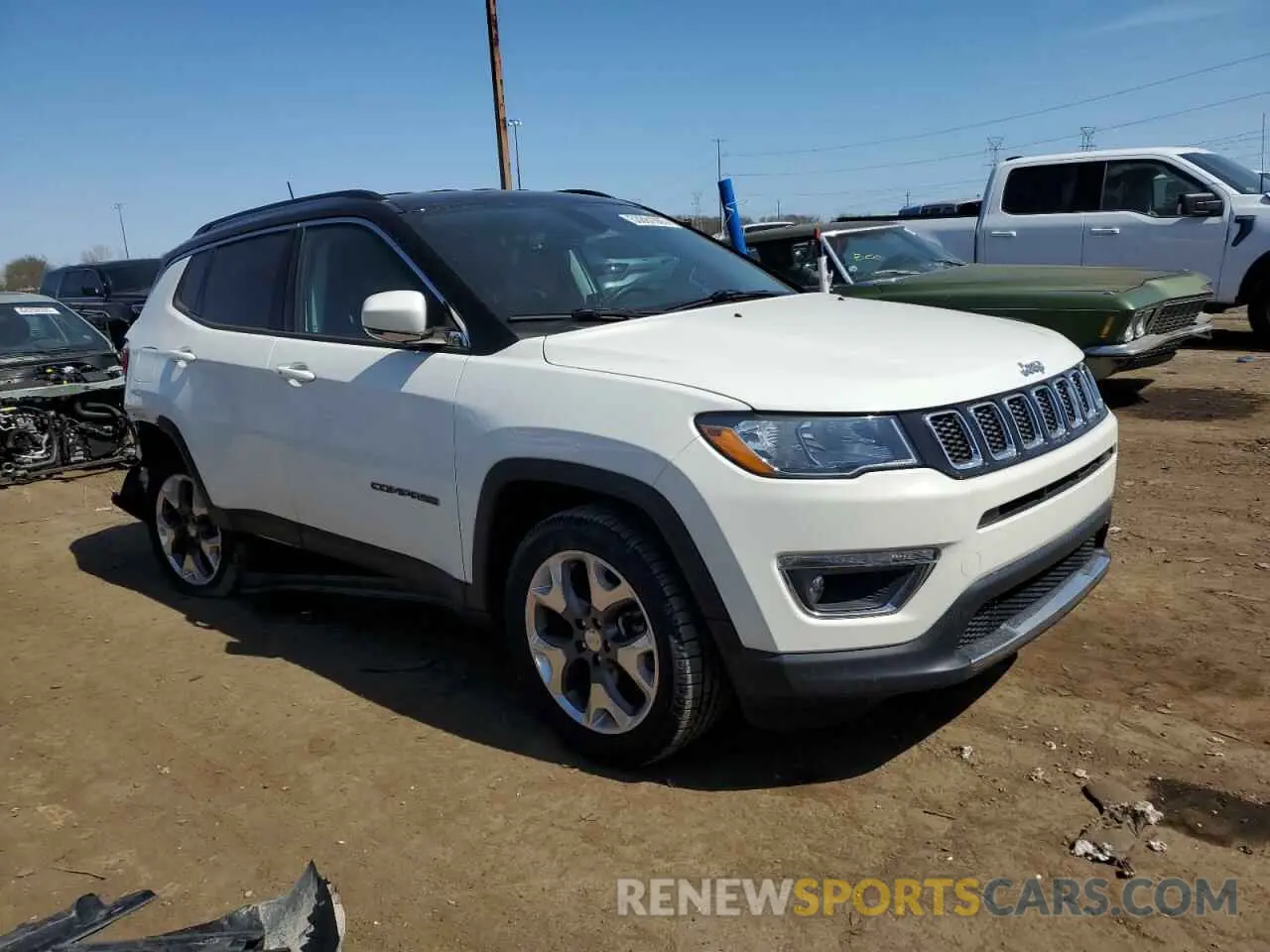 4 Photograph of a damaged car 3C4NJDCB4KT791758 JEEP COMPASS 2019