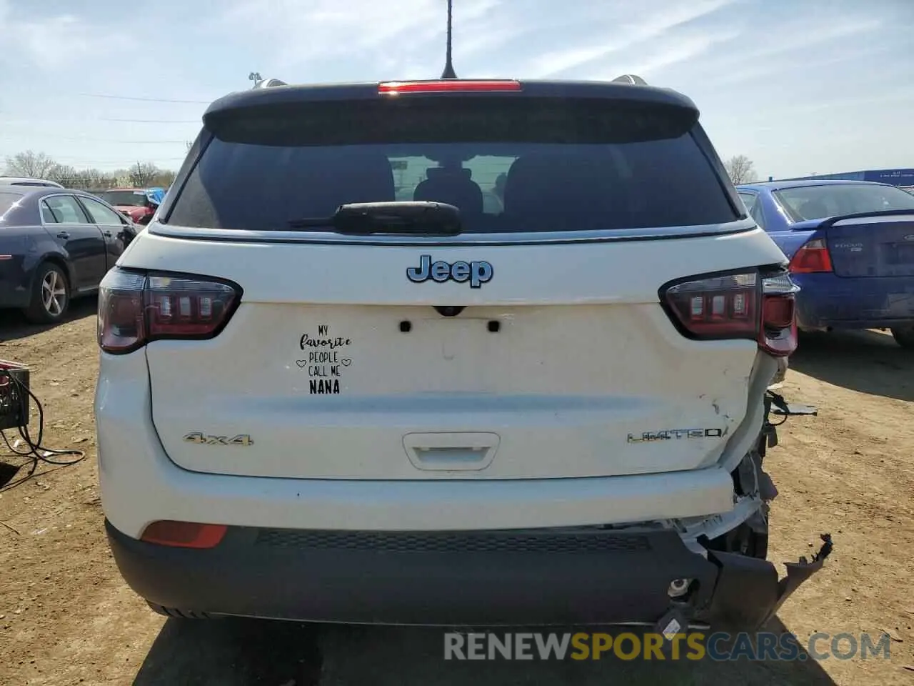 6 Photograph of a damaged car 3C4NJDCB4KT791758 JEEP COMPASS 2019