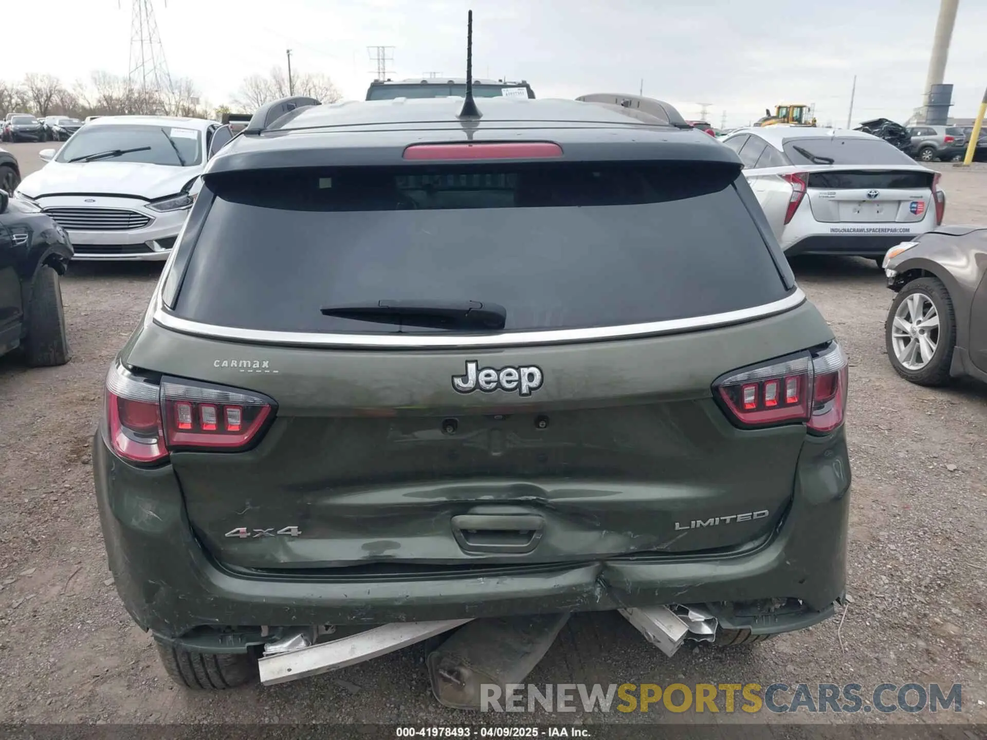 6 Photograph of a damaged car 3C4NJDCB5KT629864 JEEP COMPASS 2019